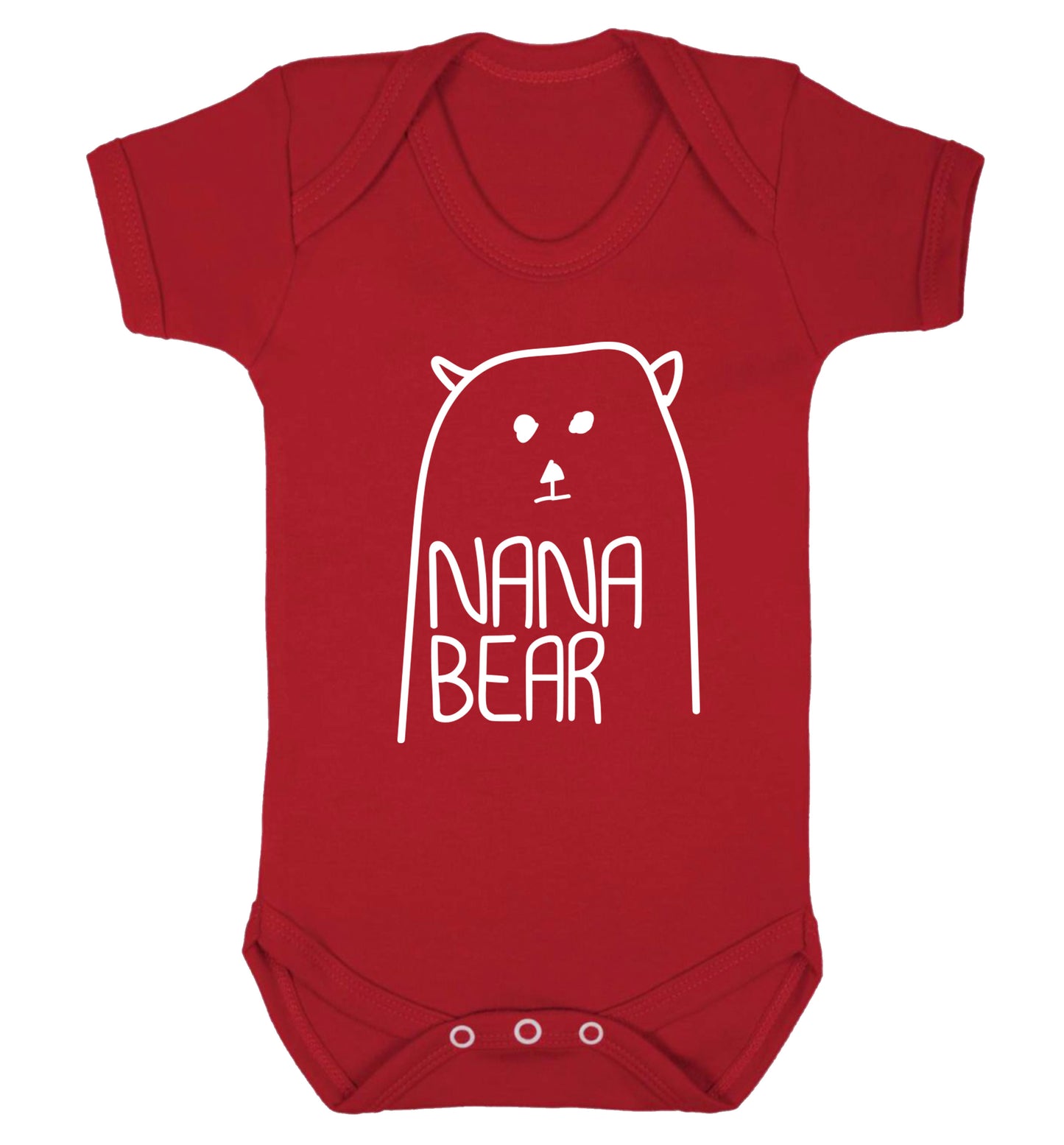 Nana bear Baby Vest red 18-24 months