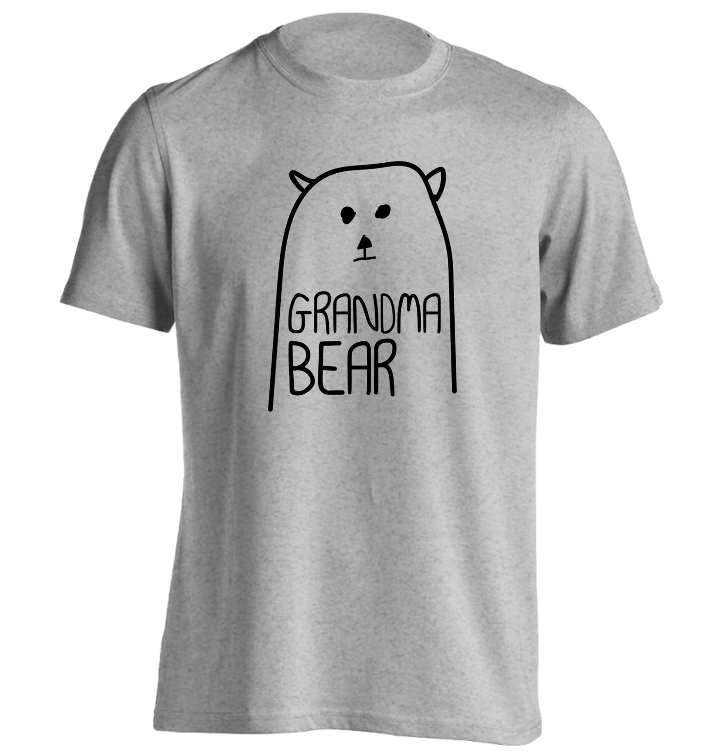 Grandma bear adults unisex grey Tshirt 2XL