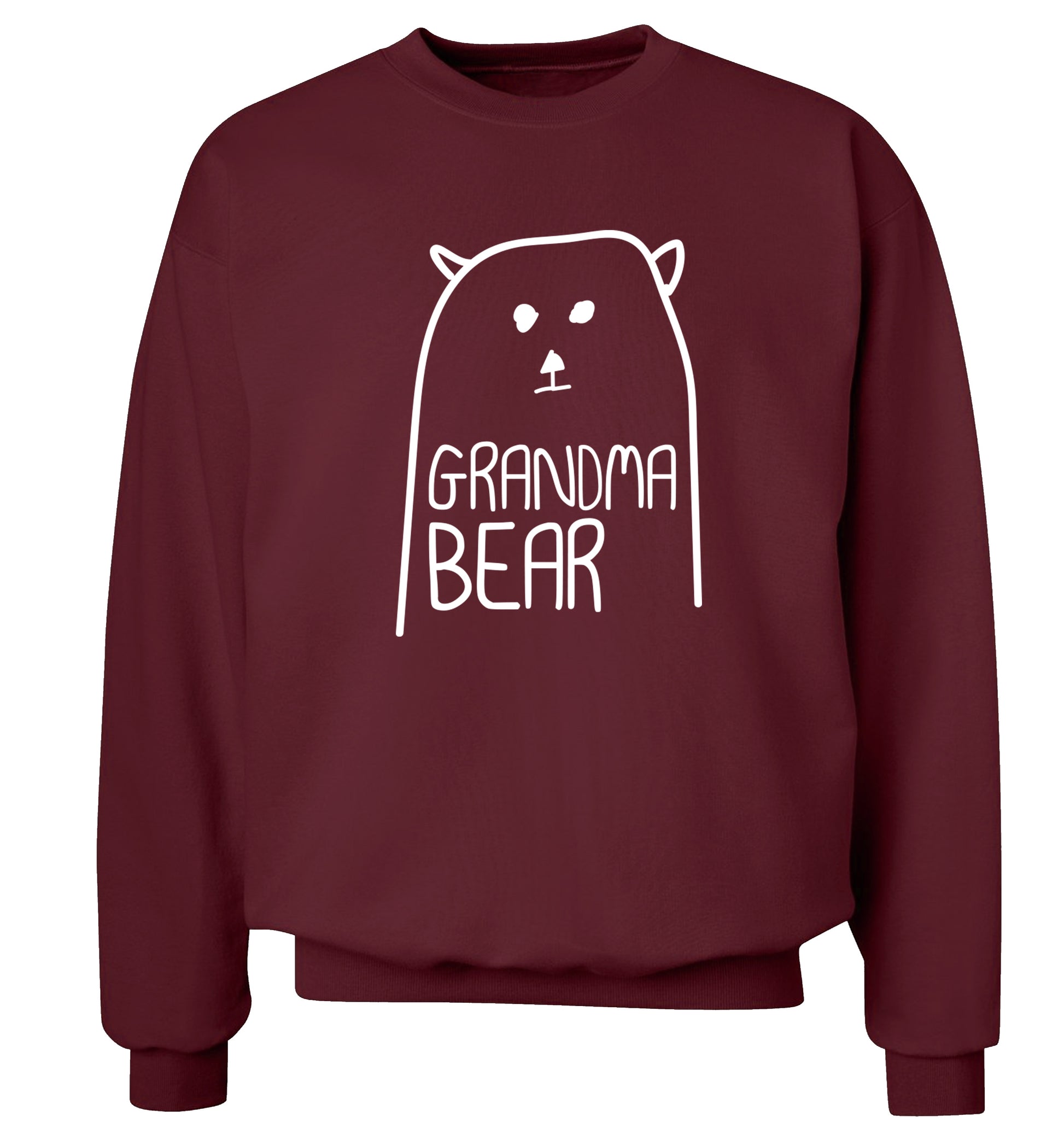 Grandma bear Adult's unisex maroon Sweater 2XL