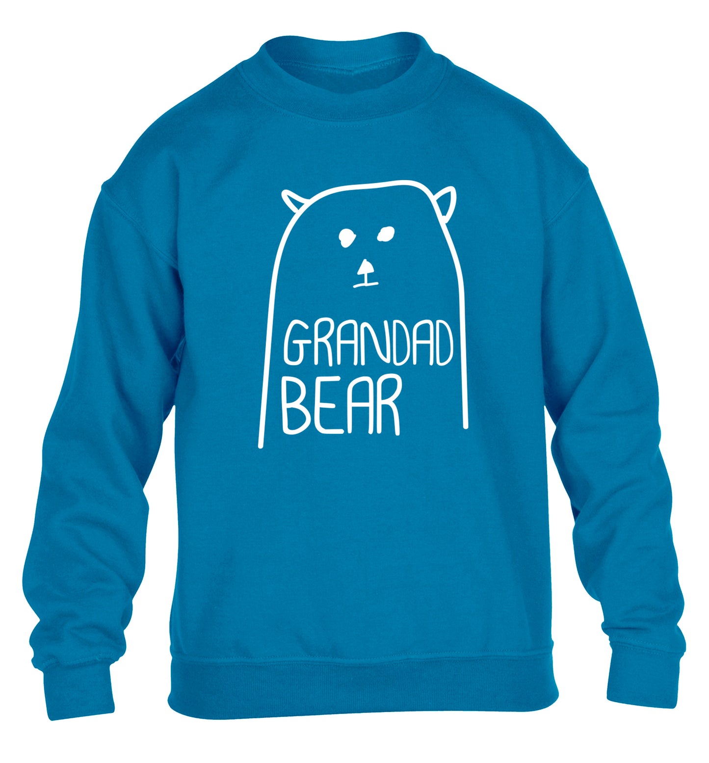 Grandad bear children's blue sweater 12-13 Years