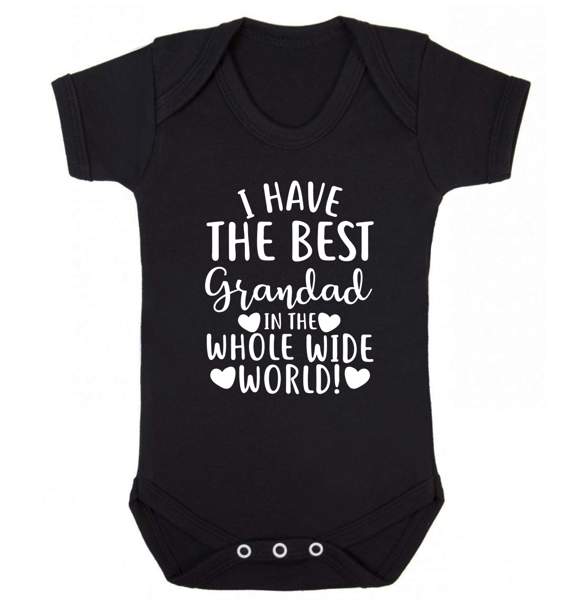 I have the best grandad in the whole wide world! Baby Vest black 18-24 months