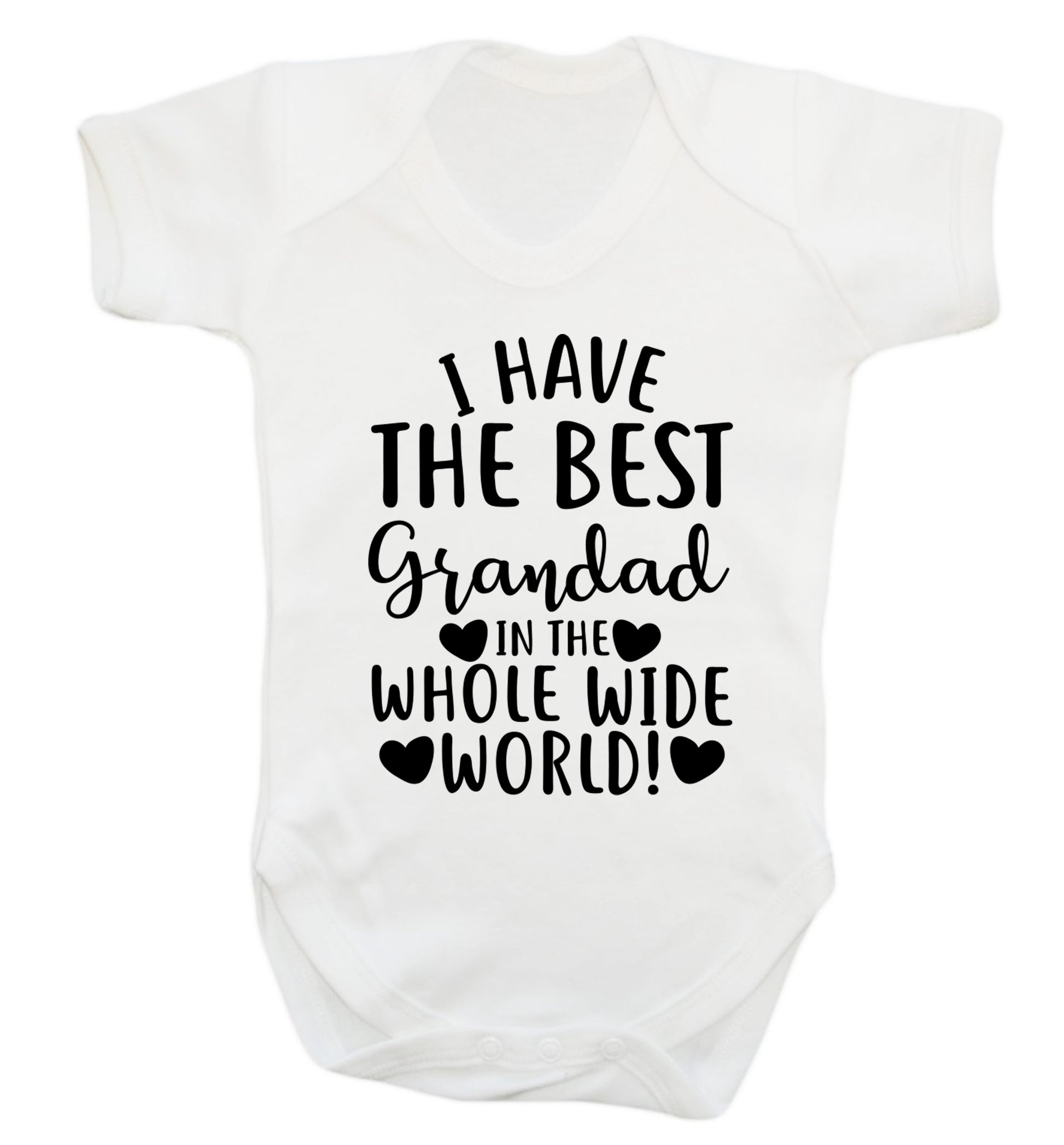 I have the best grandad in the whole wide world! Baby Vest white 18-24 months