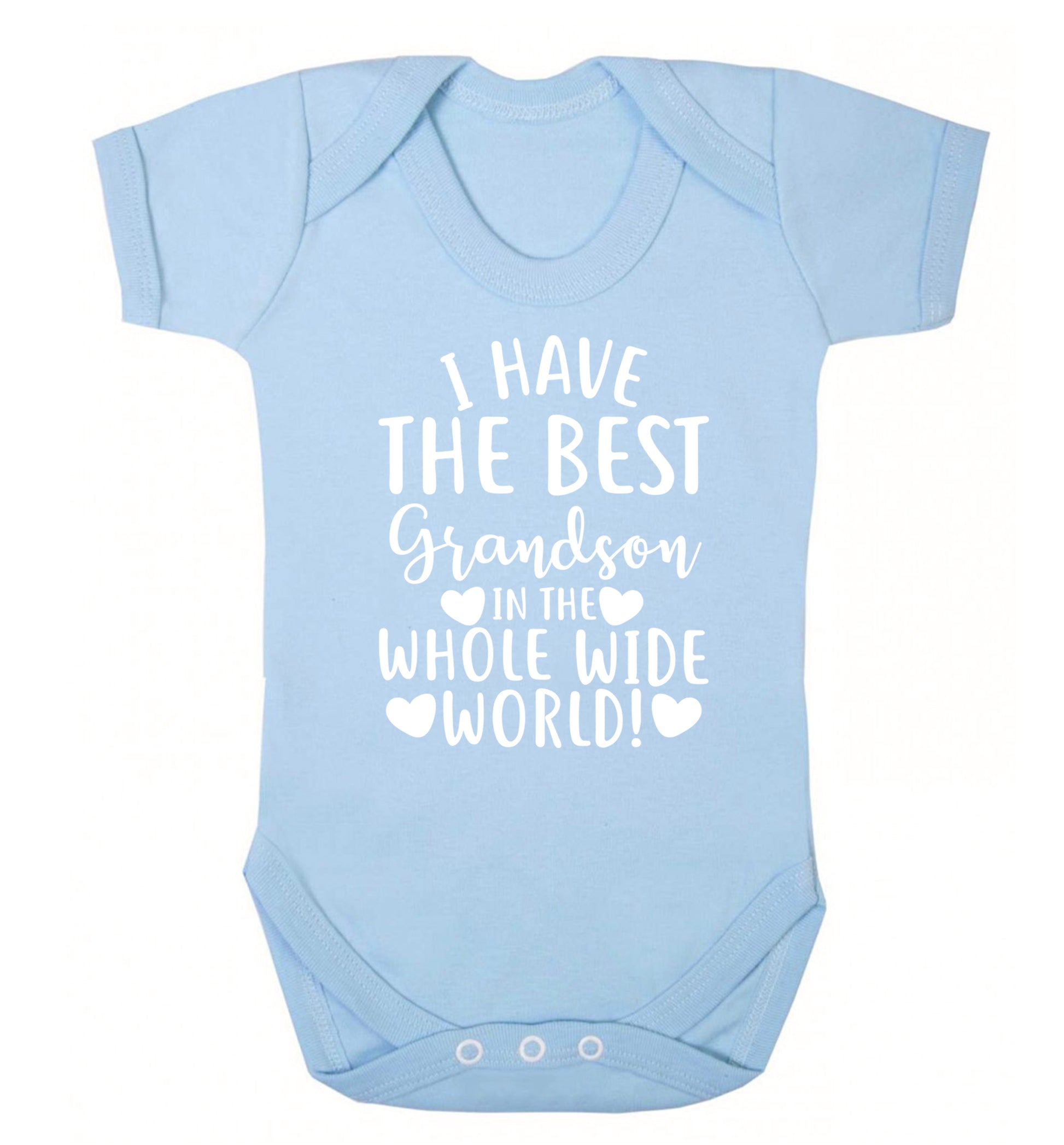 I have the best grandson in the whole wide world! Baby Vest pale blue 18-24 months