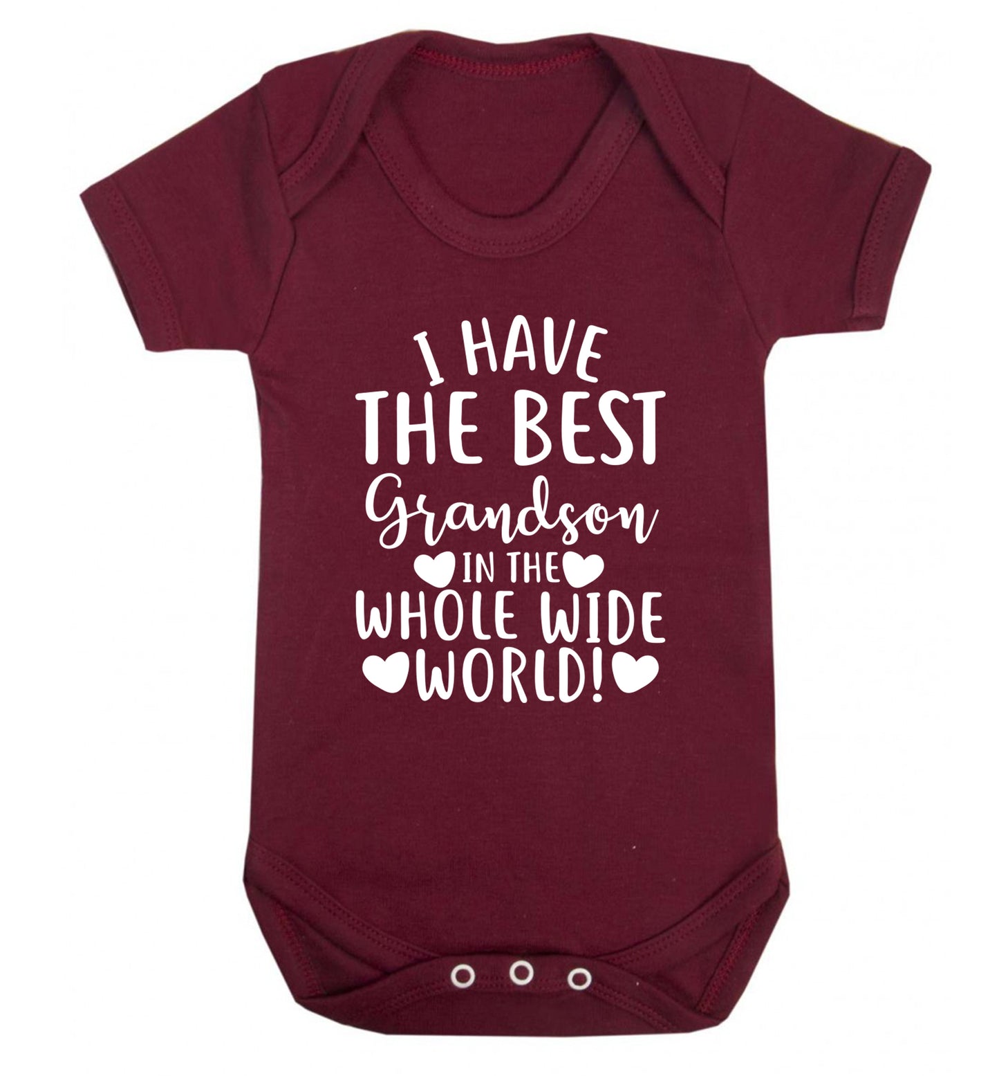 I have the best grandson in the whole wide world! Baby Vest maroon 18-24 months