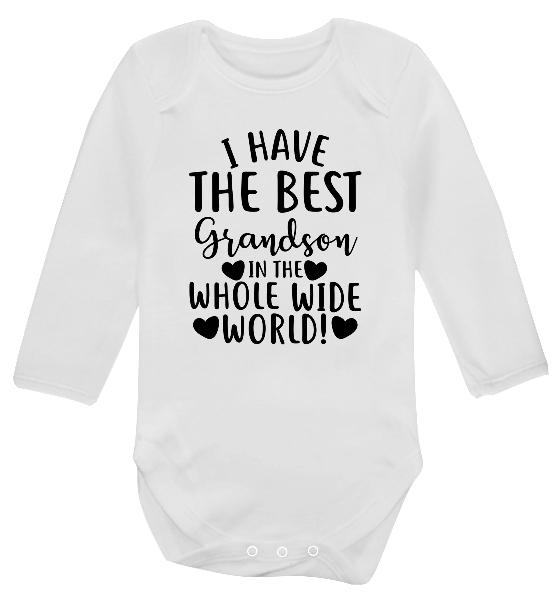 I have the best grandson in the whole wide world! Baby Vest long sleeved white 6-12 months