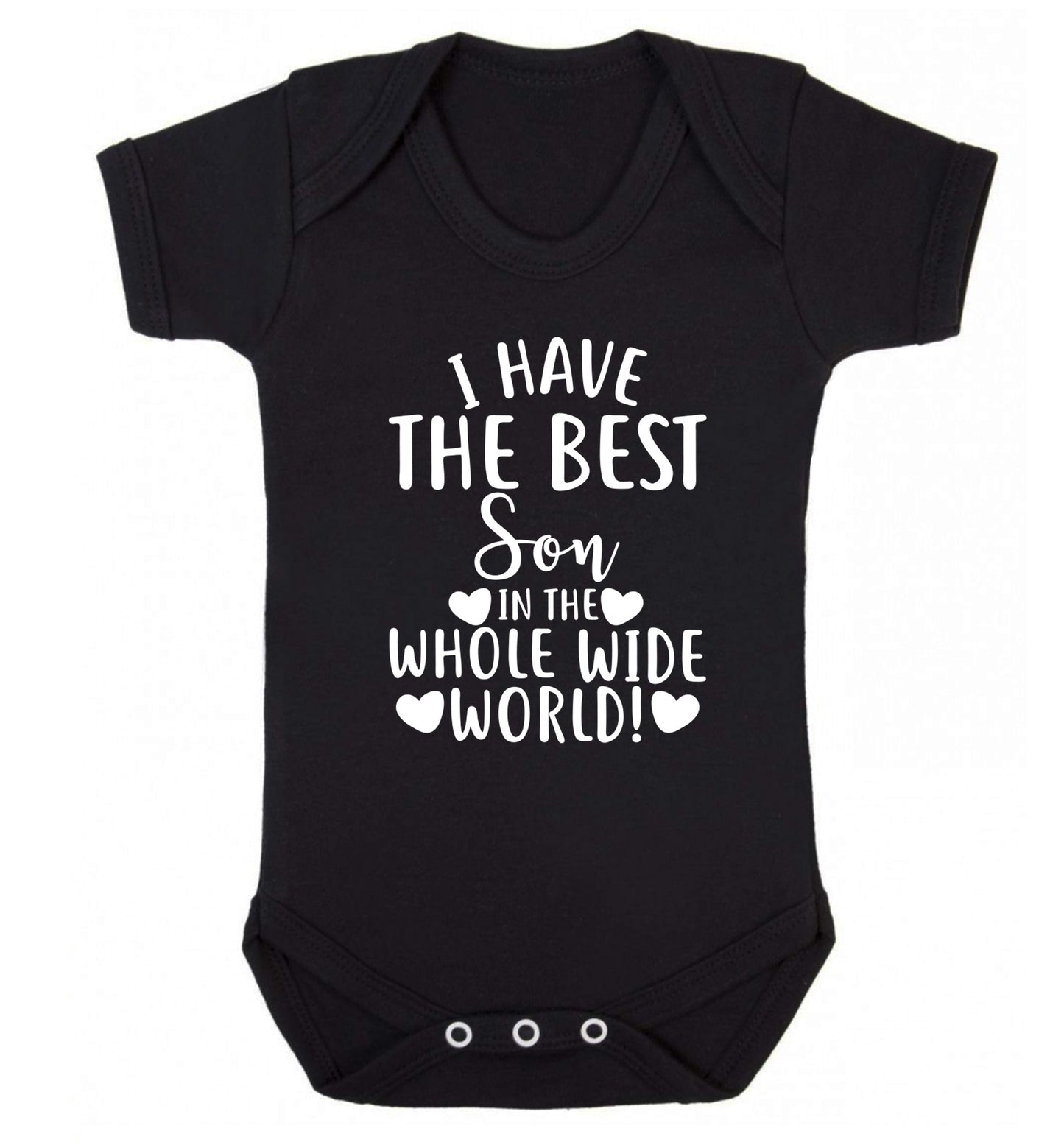 I have the best son in the whole wide world! Baby Vest black 18-24 months