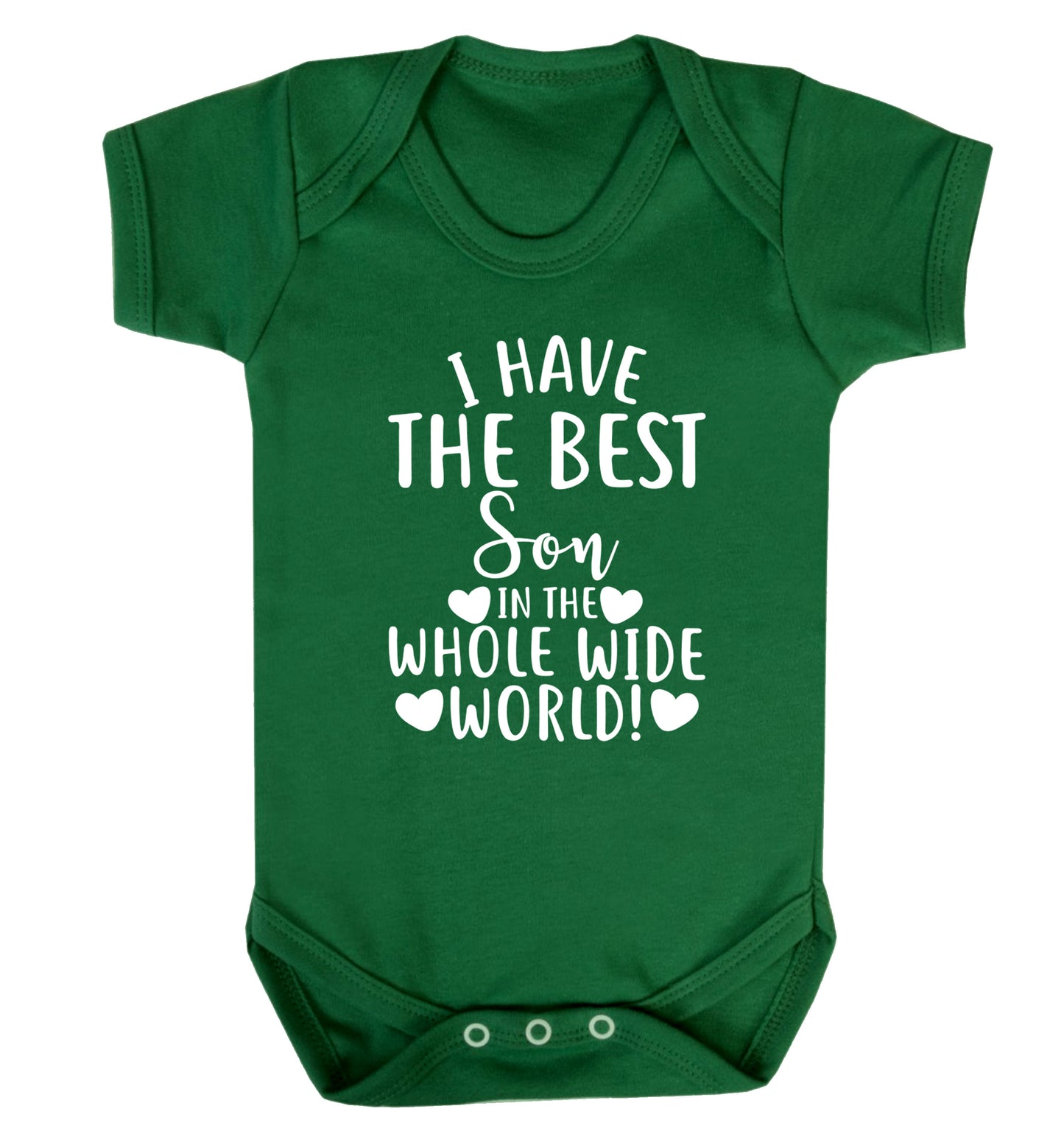 I have the best son in the whole wide world! Baby Vest green 18-24 months