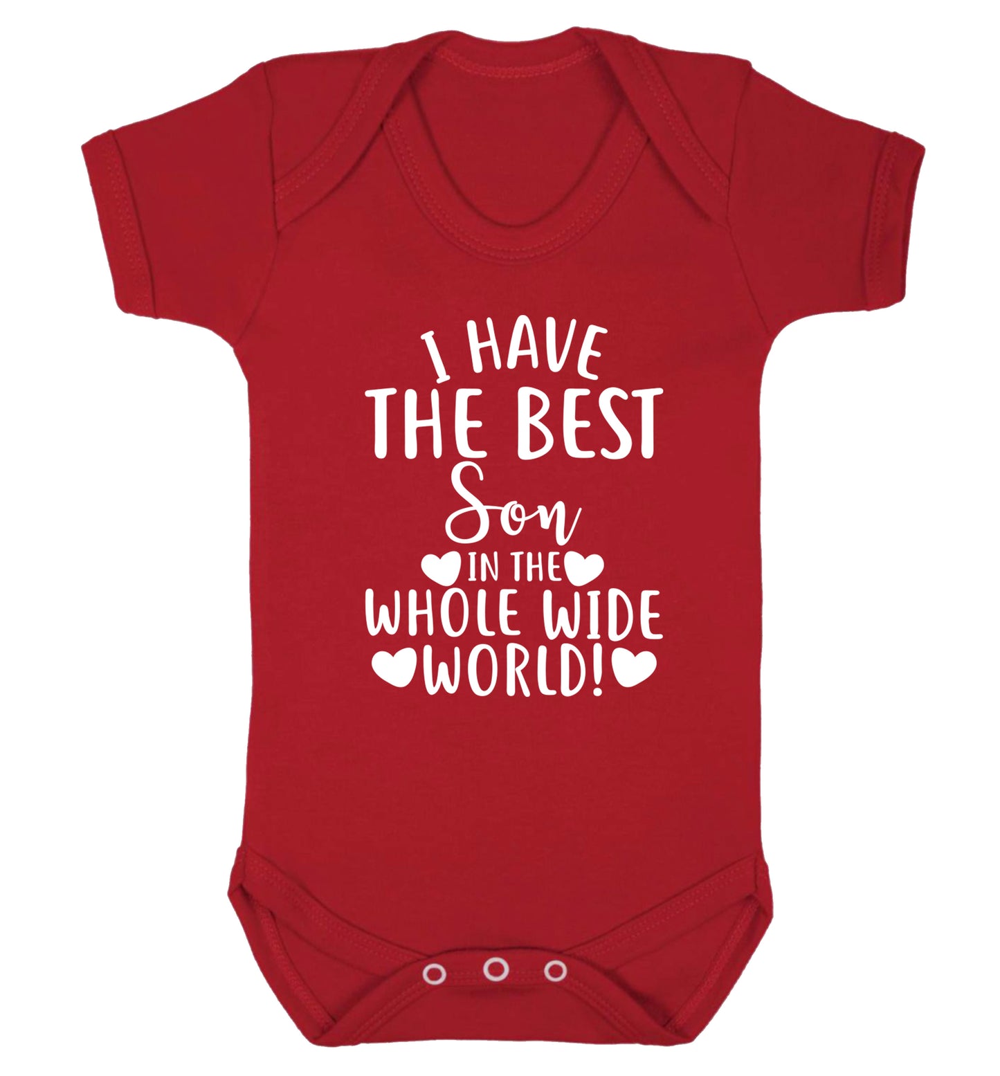 I have the best son in the whole wide world! Baby Vest red 18-24 months
