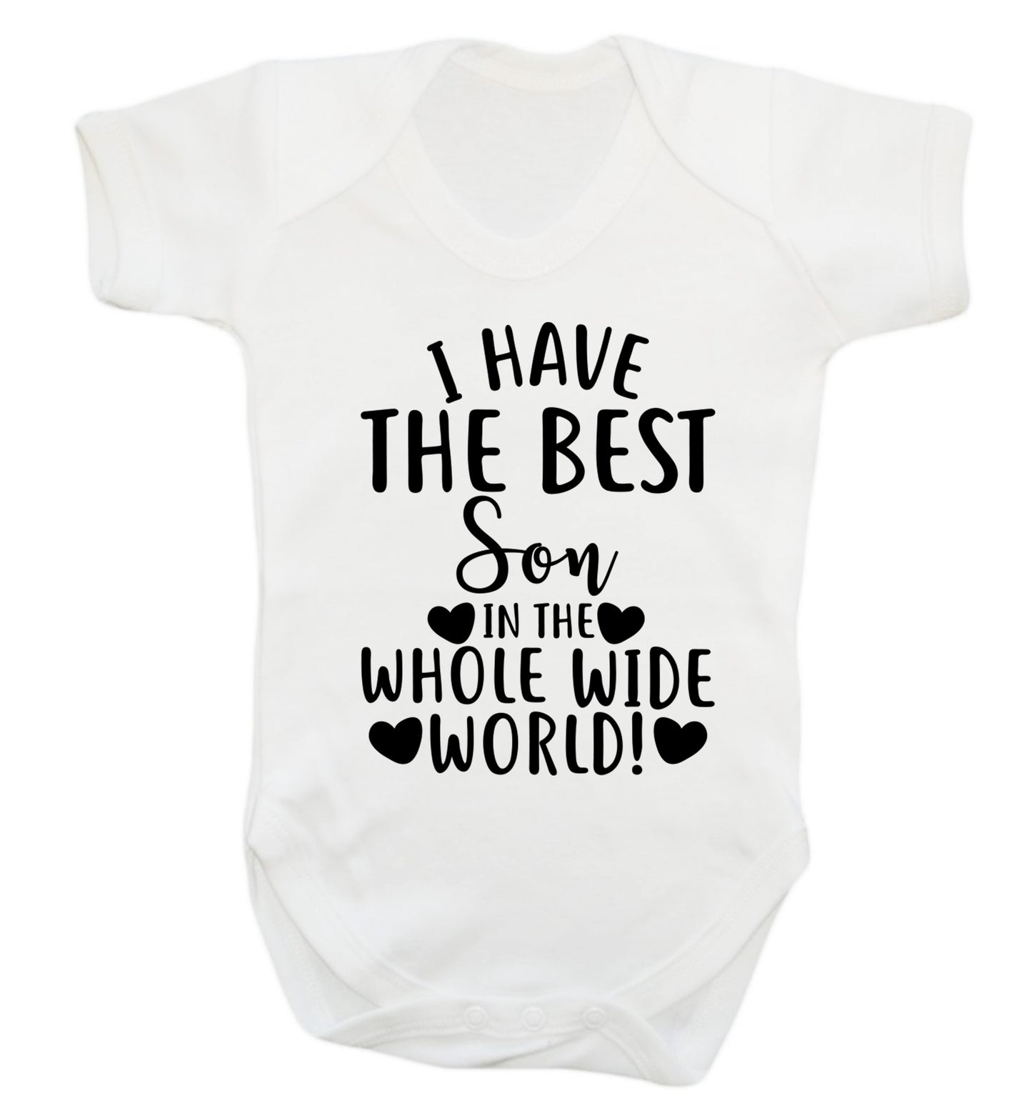I have the best son in the whole wide world! Baby Vest white 18-24 months