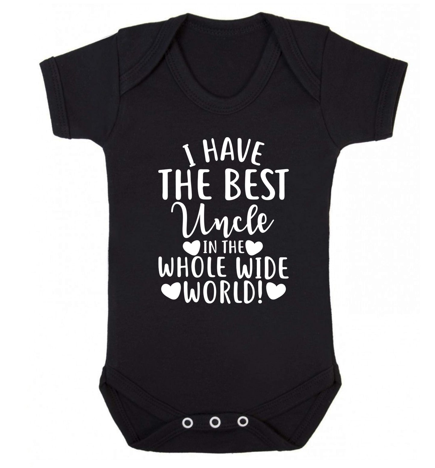 I have the best uncle in the whole wide world! Baby Vest black 18-24 months