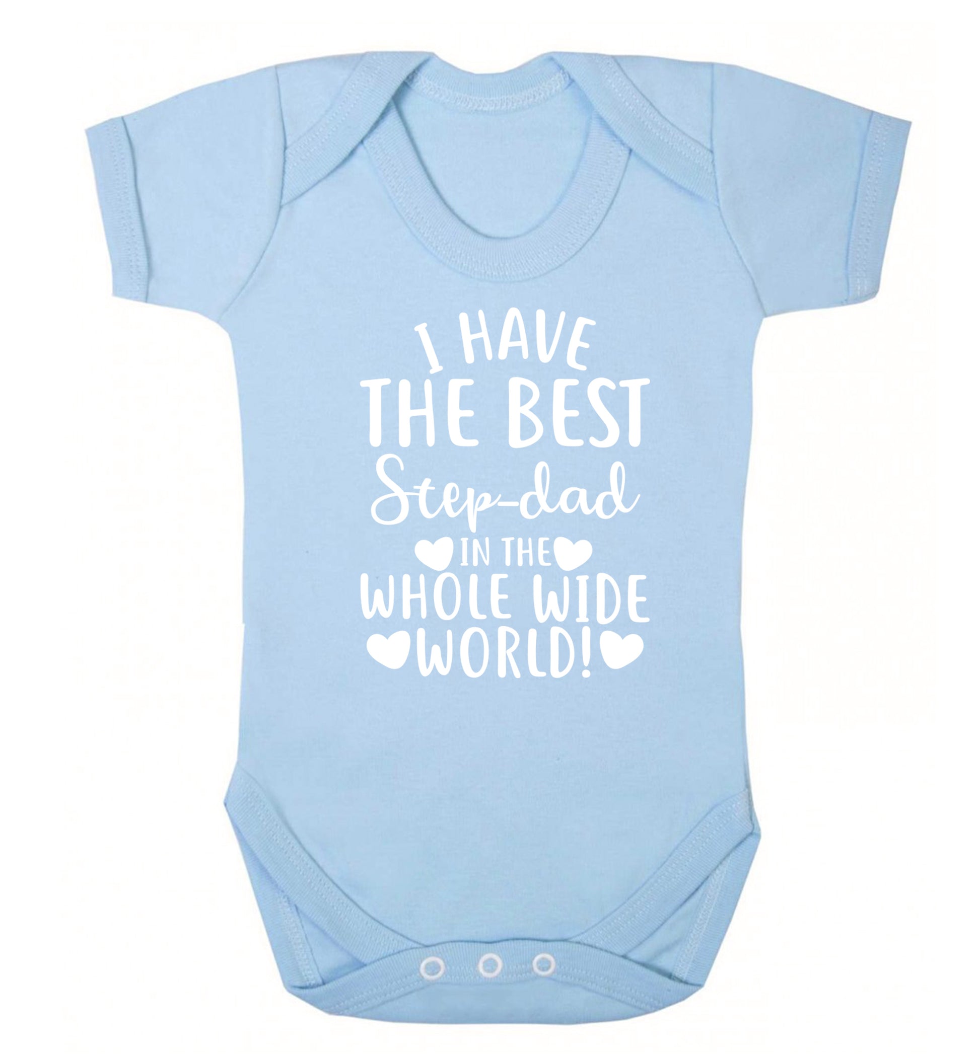 I have the best step-dad in the whole wide world! Baby Vest pale blue 18-24 months