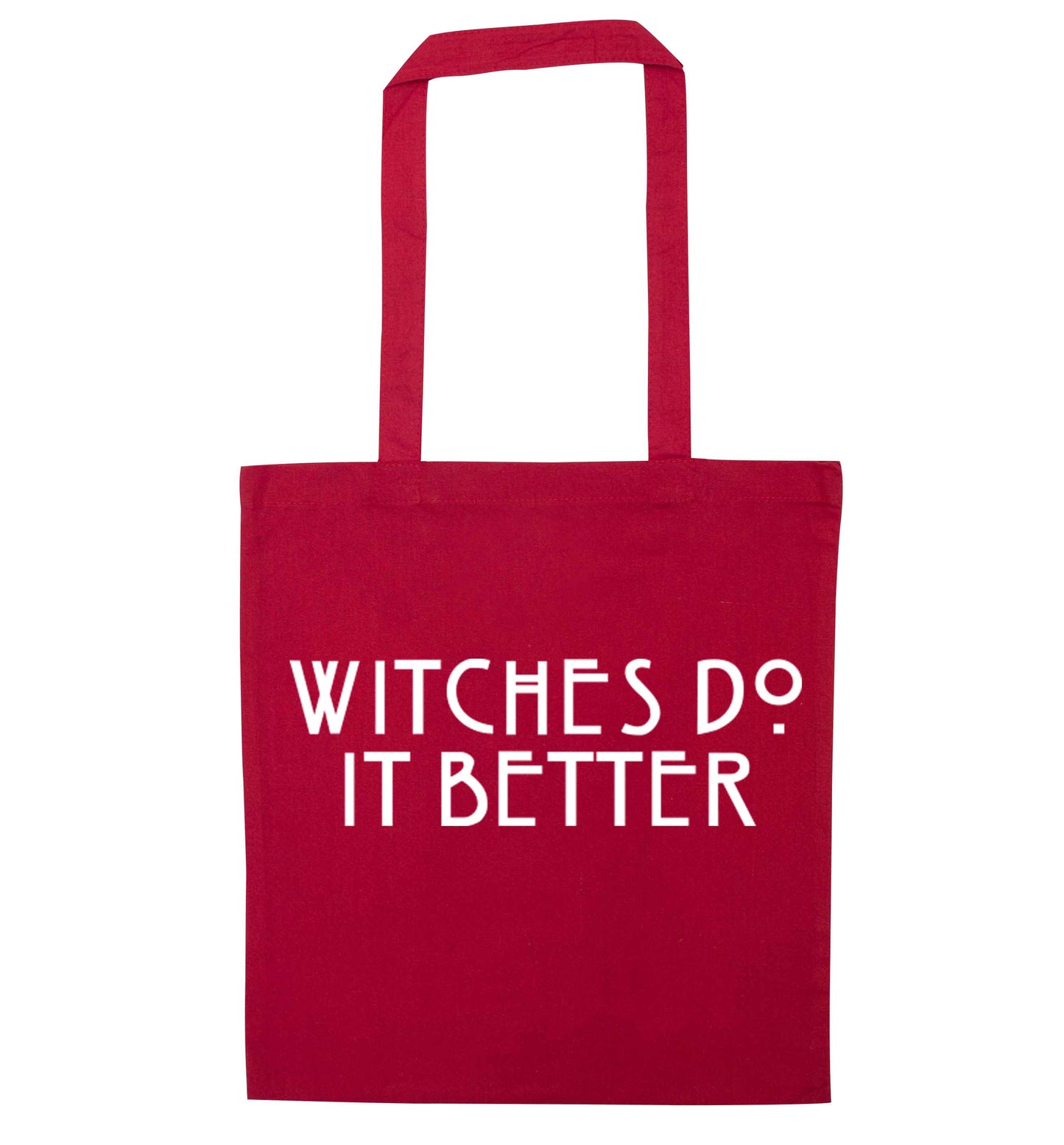 Witches do it better red tote bag