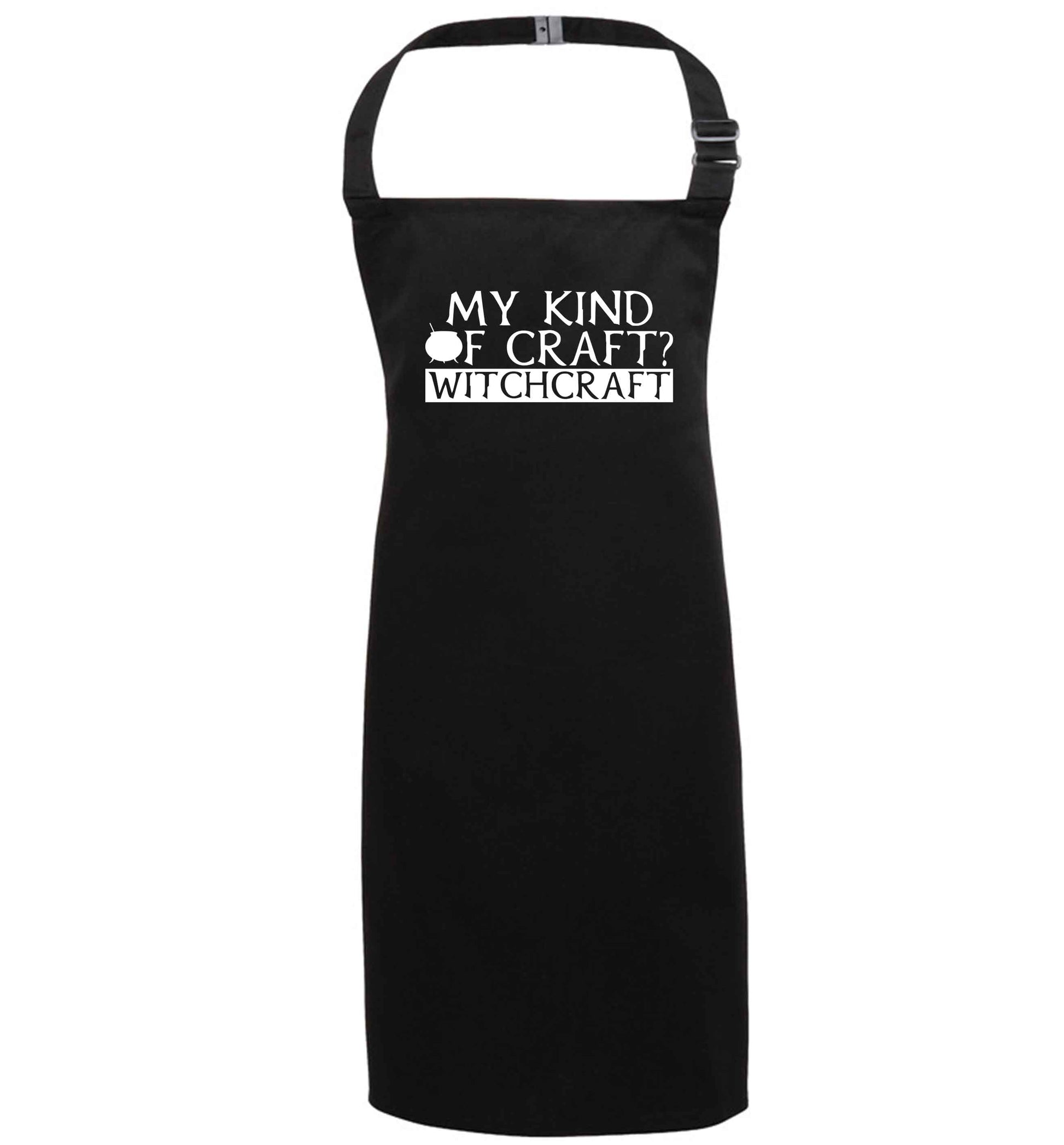 My king of craft? witchcraft  black apron 7-10 years
