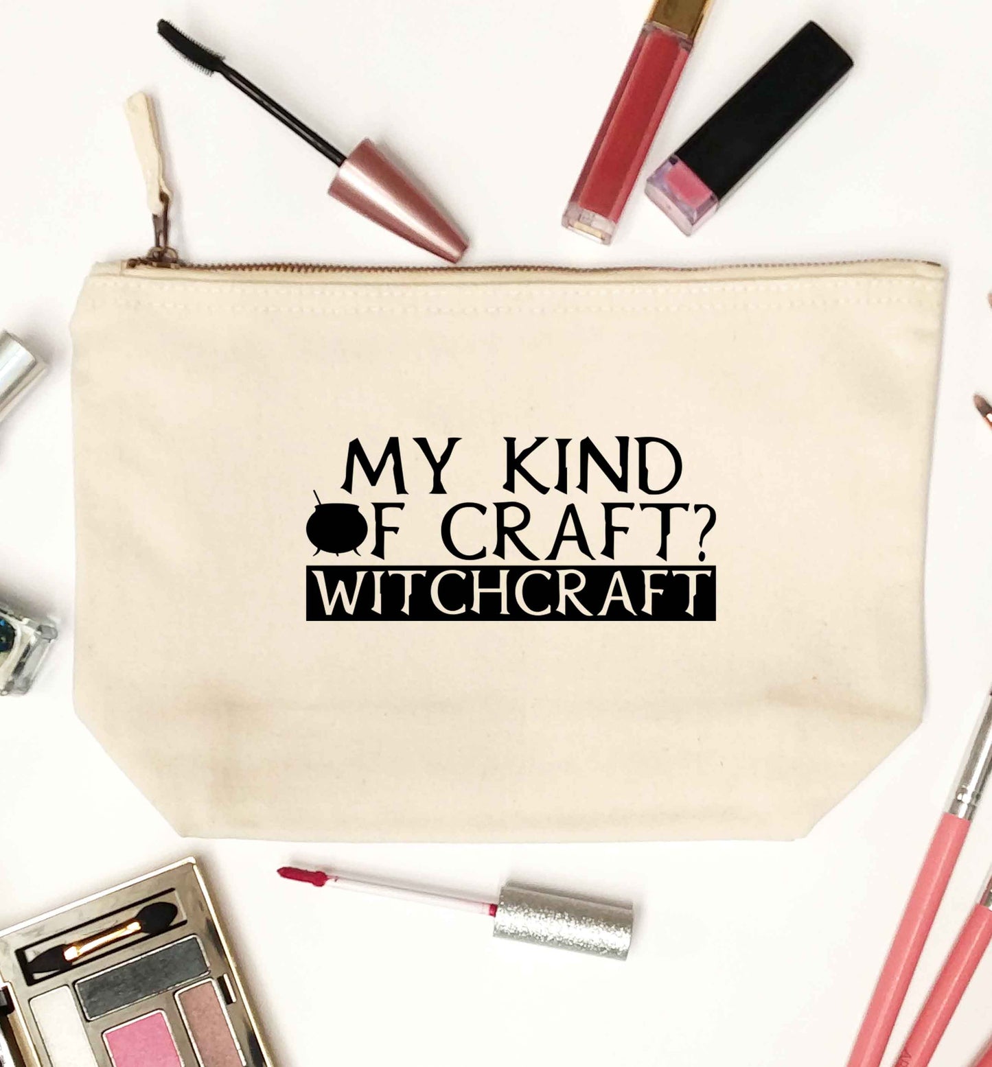My king of craft? witchcraft  natural makeup bag