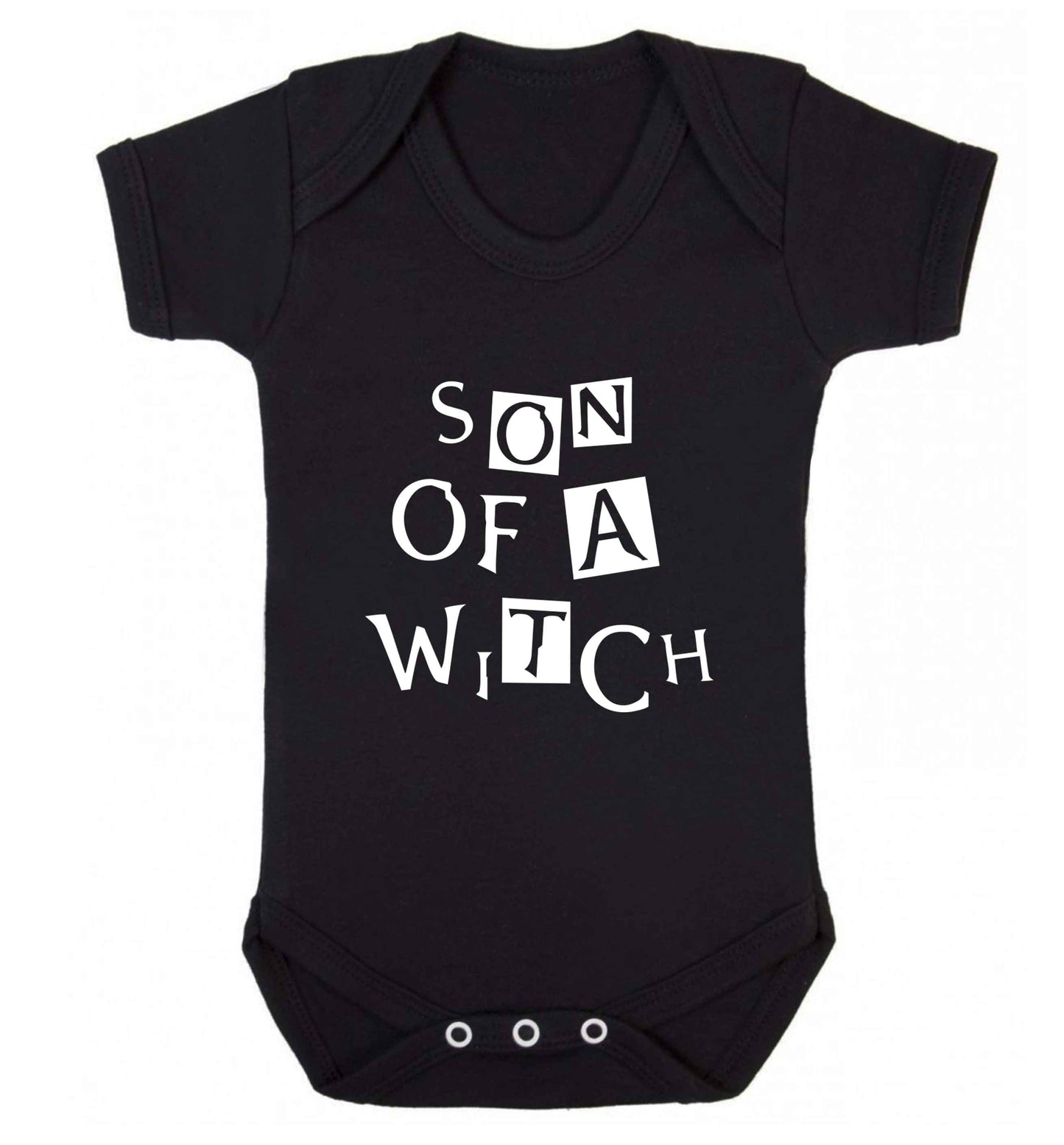 Son of a witch baby vest black 18-24 months