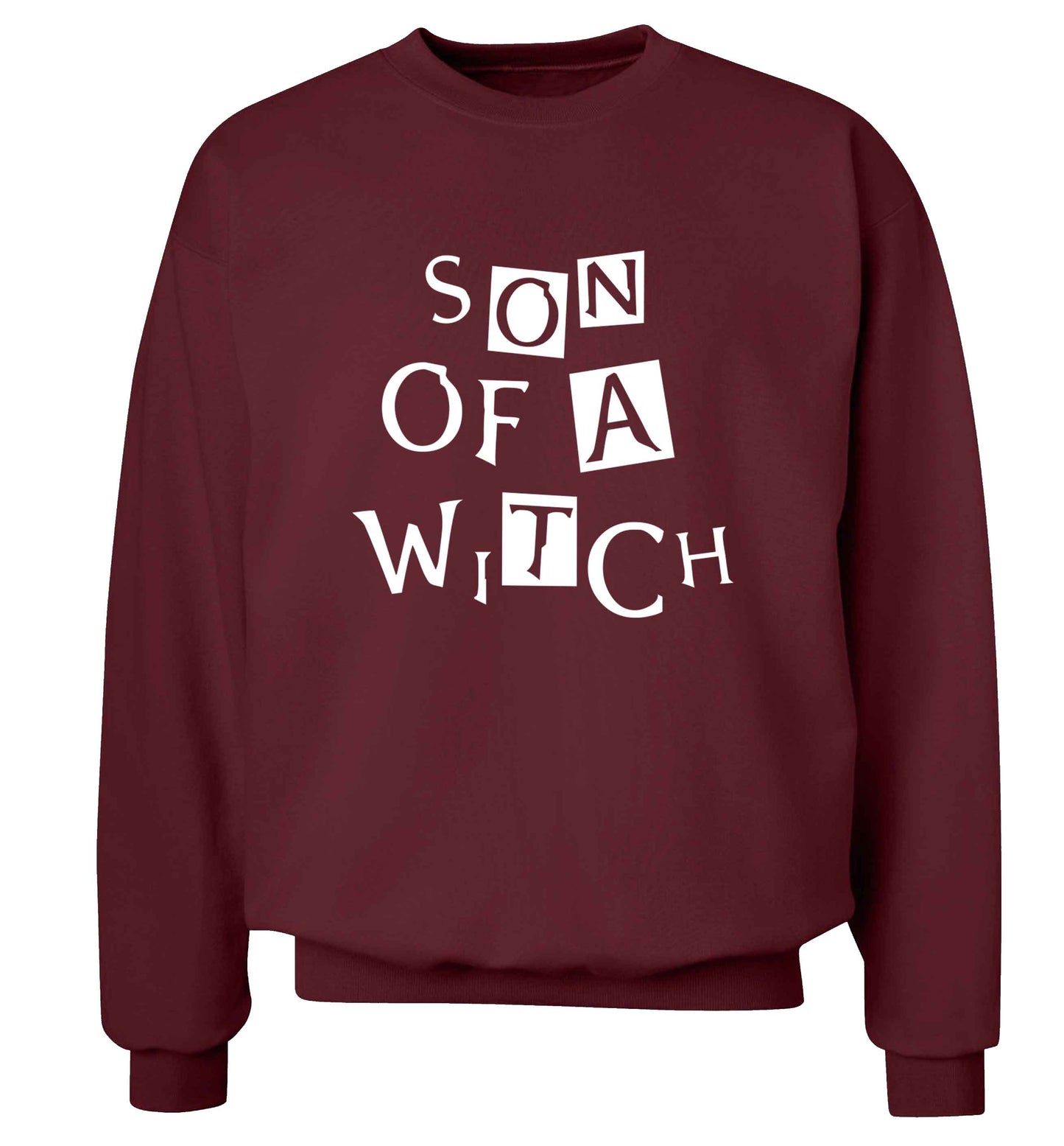 Son of a witch adult's unisex maroon sweater 2XL