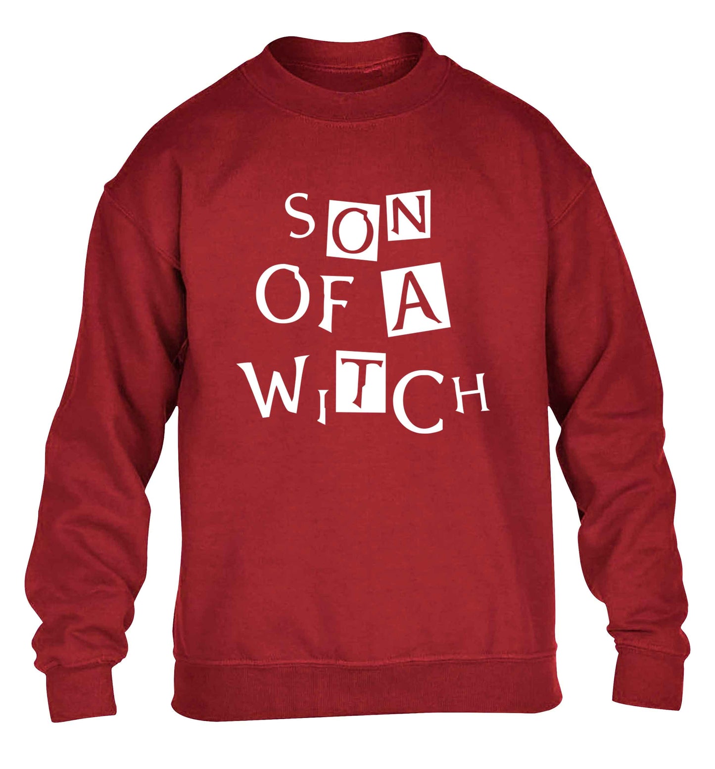 Son of a witch children's grey sweater 12-13 Years