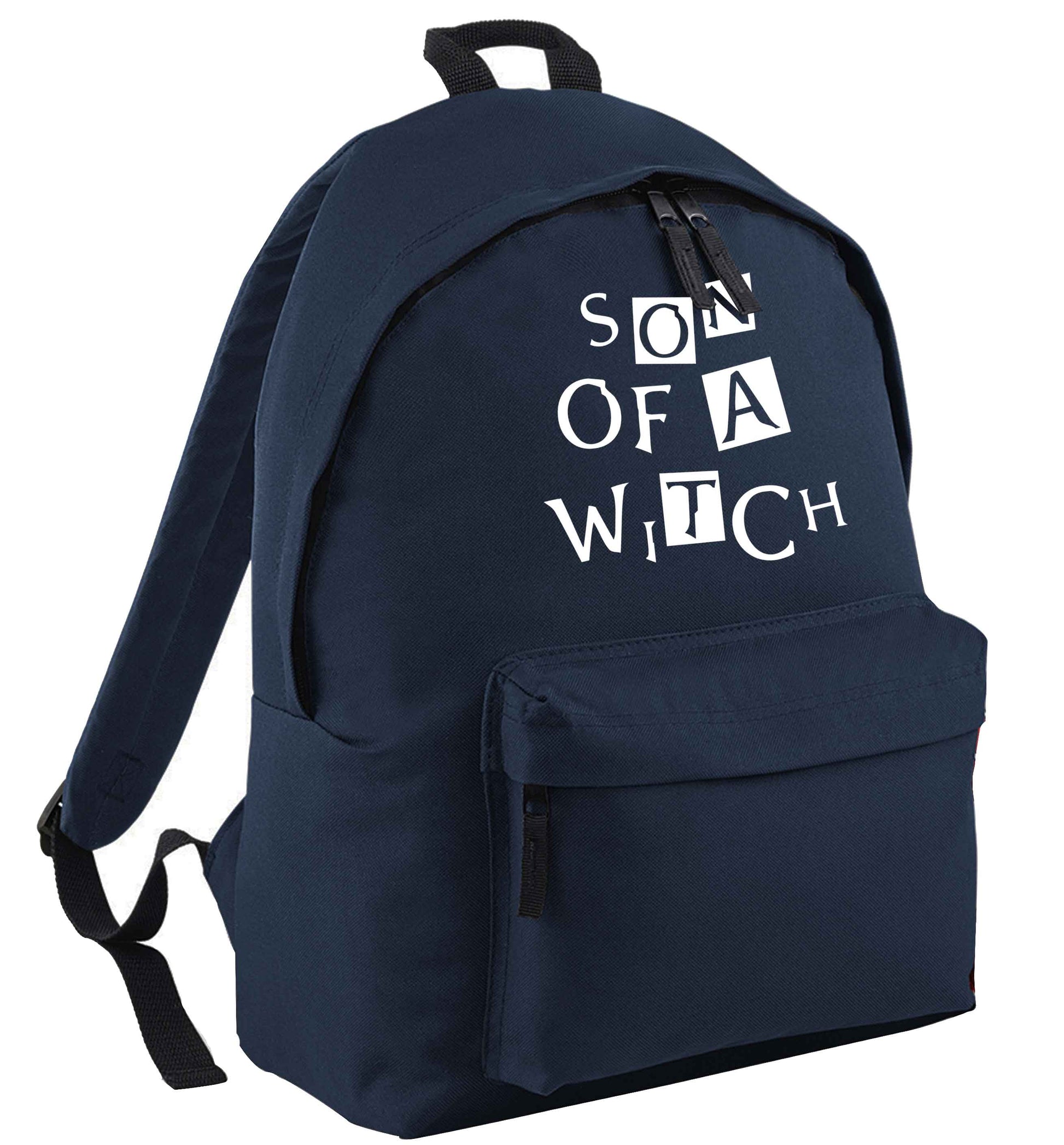 Son of a witch navy adults backpack