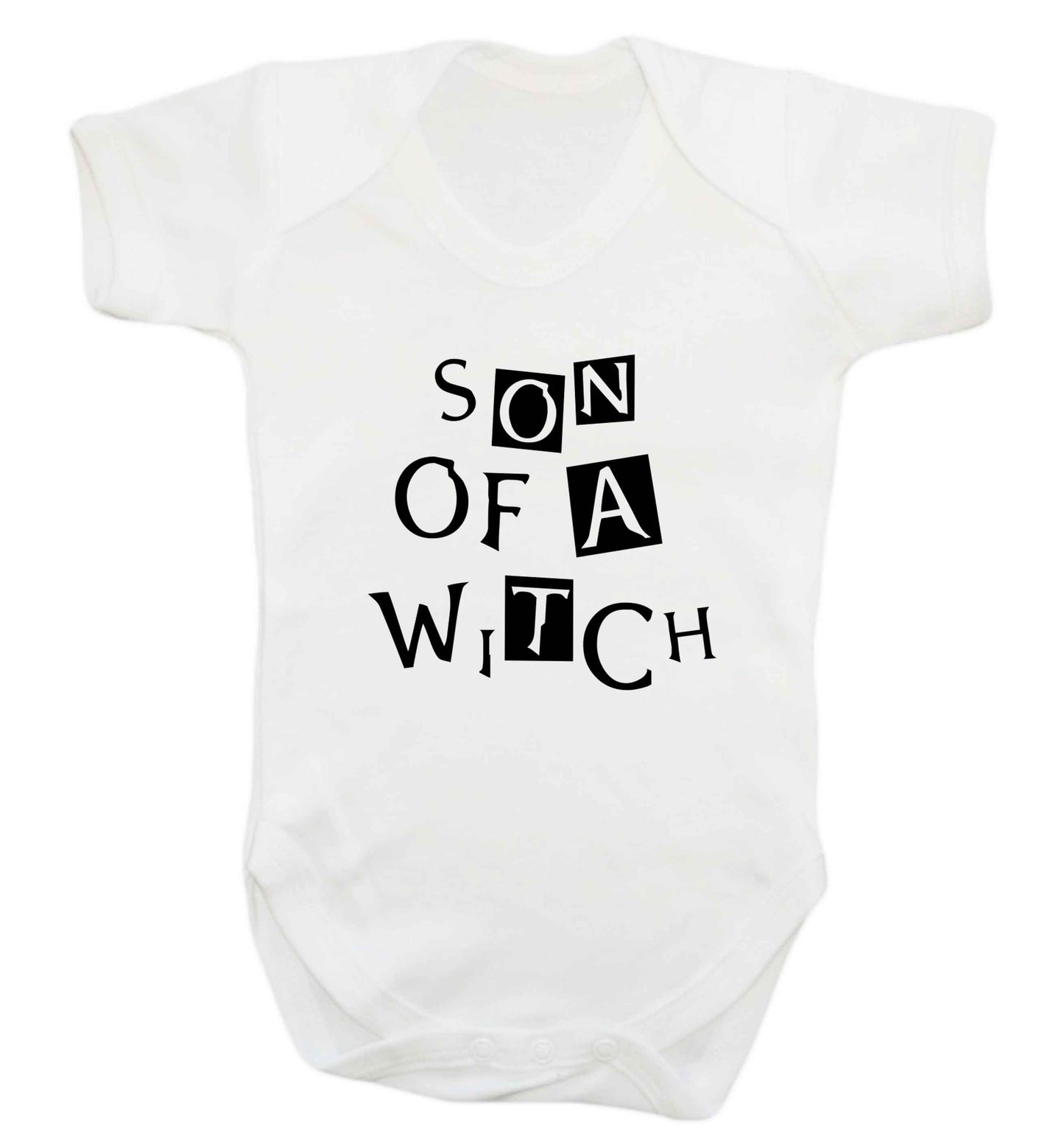 Son of a witch baby vest white 18-24 months