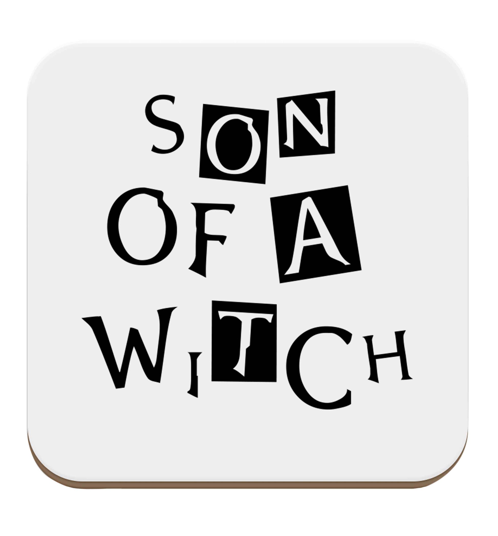 Son of a witch set of four coasters