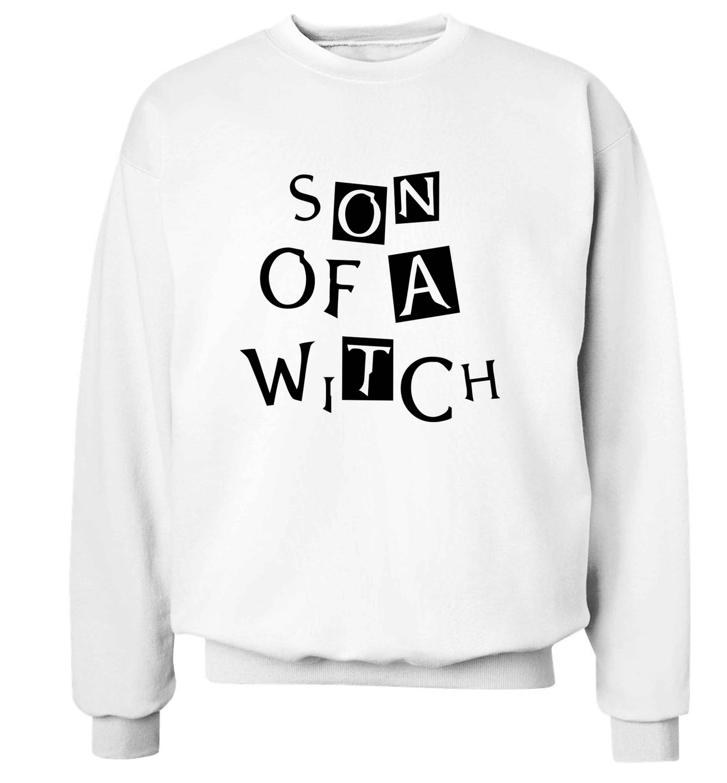 Son of a witch adult's unisex white sweater 2XL