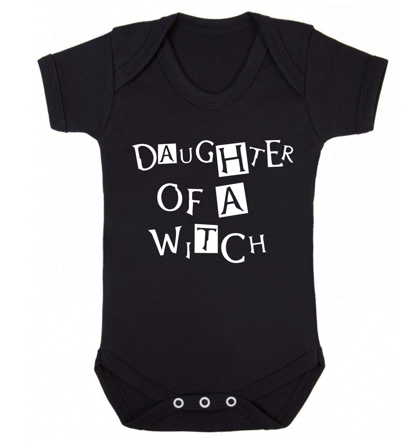 Daughter of a witch Baby Vest black 18-24 months