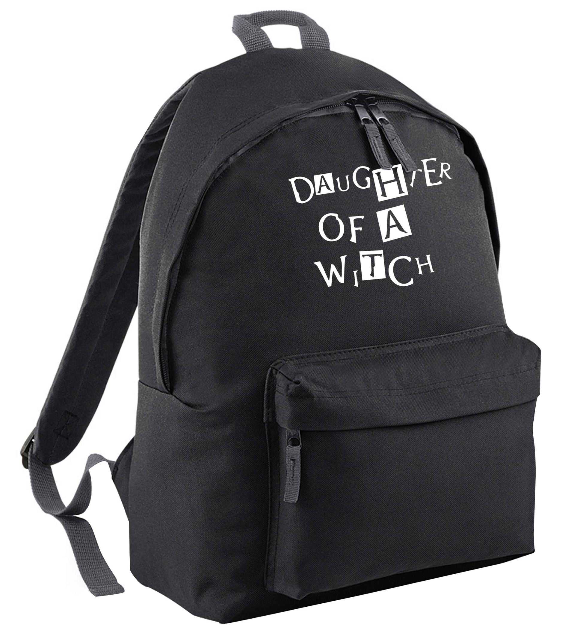 Daughter of a witch black adults backpack