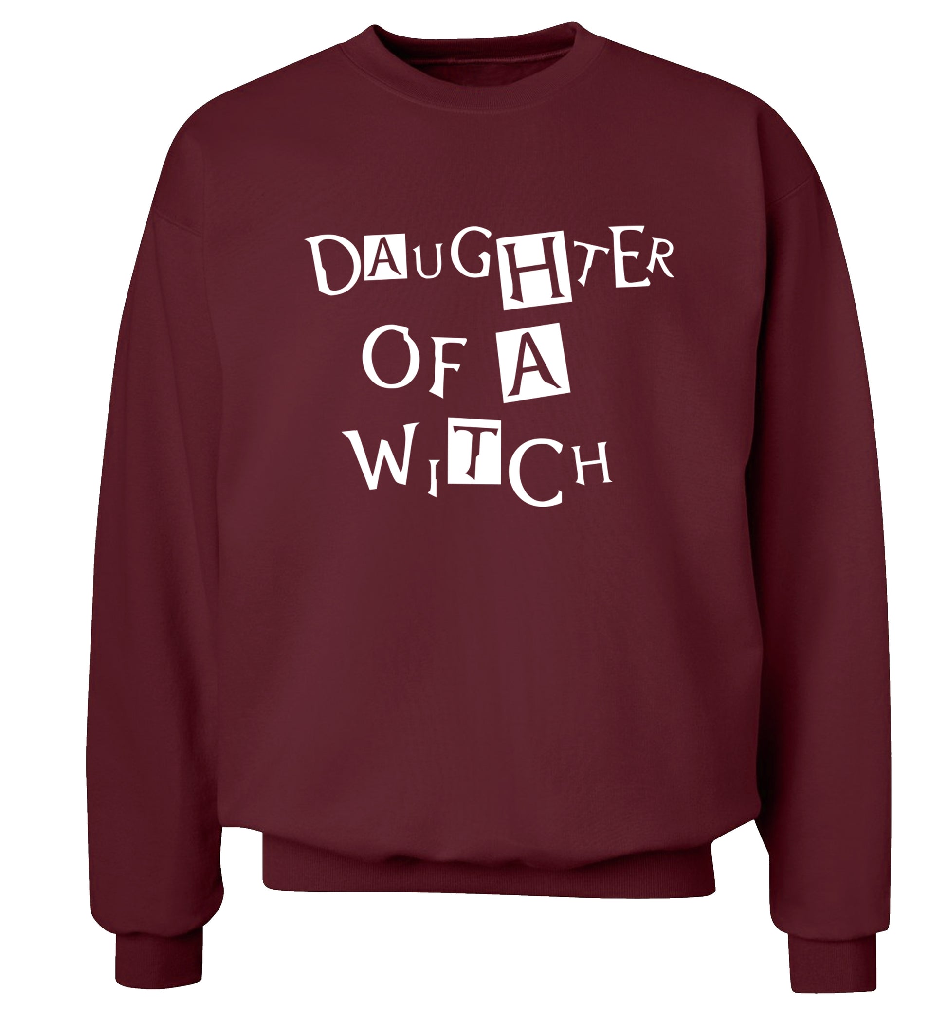 Daughter of a witch Adult's unisex maroon Sweater 2XL
