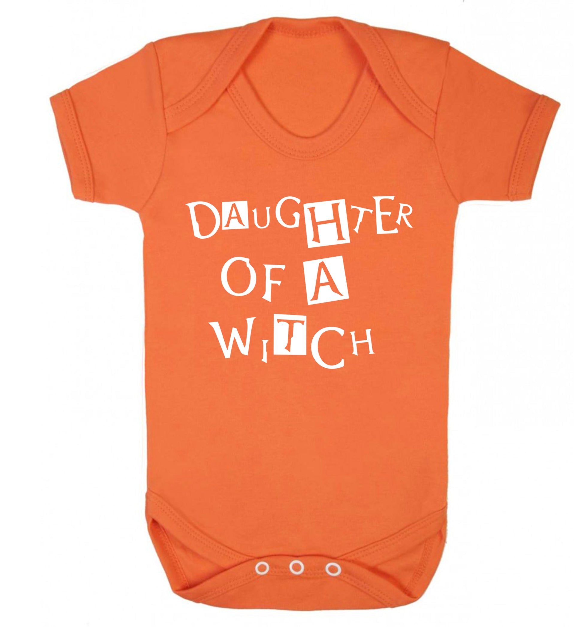 Daughter of a witch Baby Vest orange 18-24 months