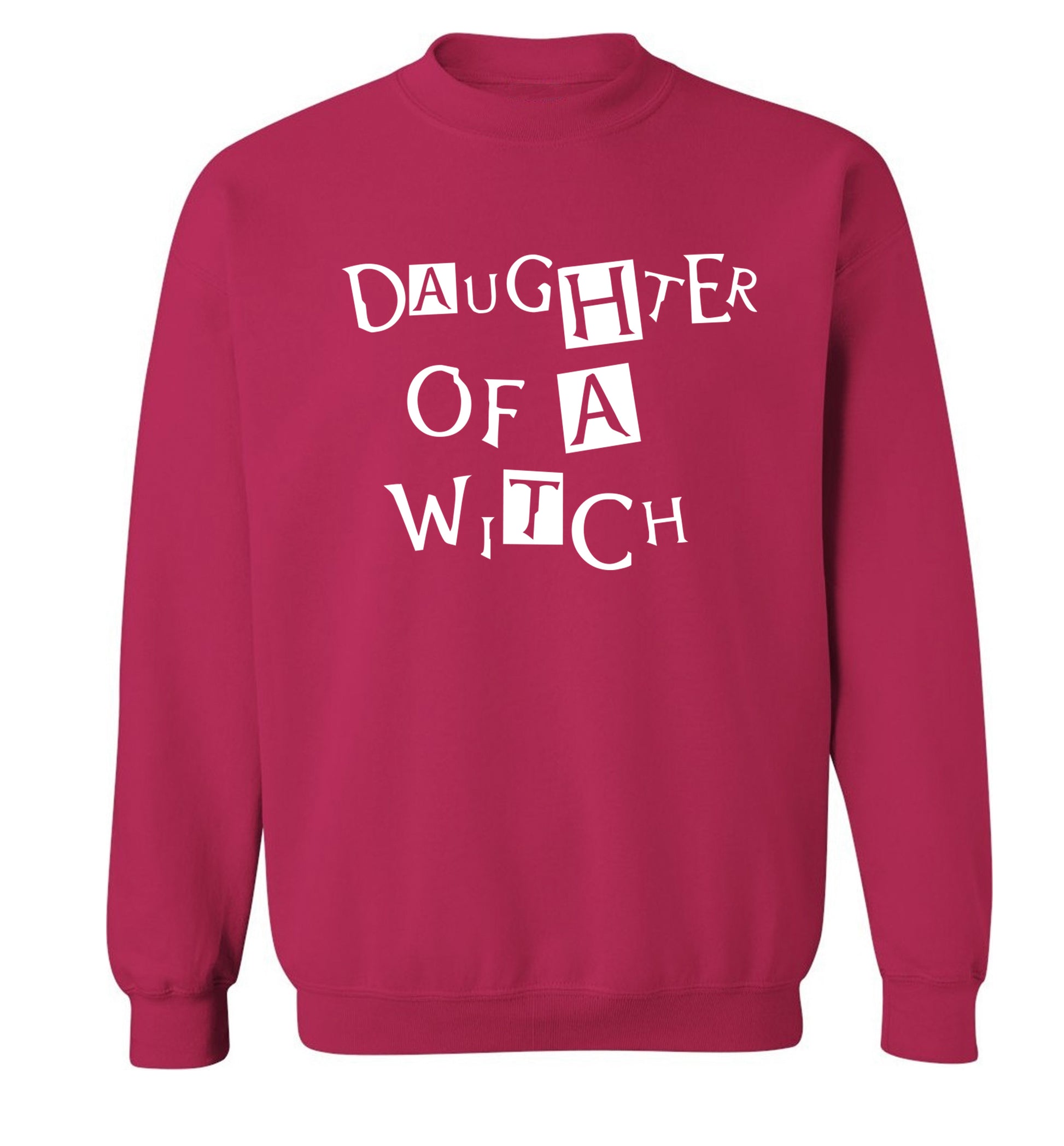 Daughter of a witch Adult's unisex pink Sweater 2XL