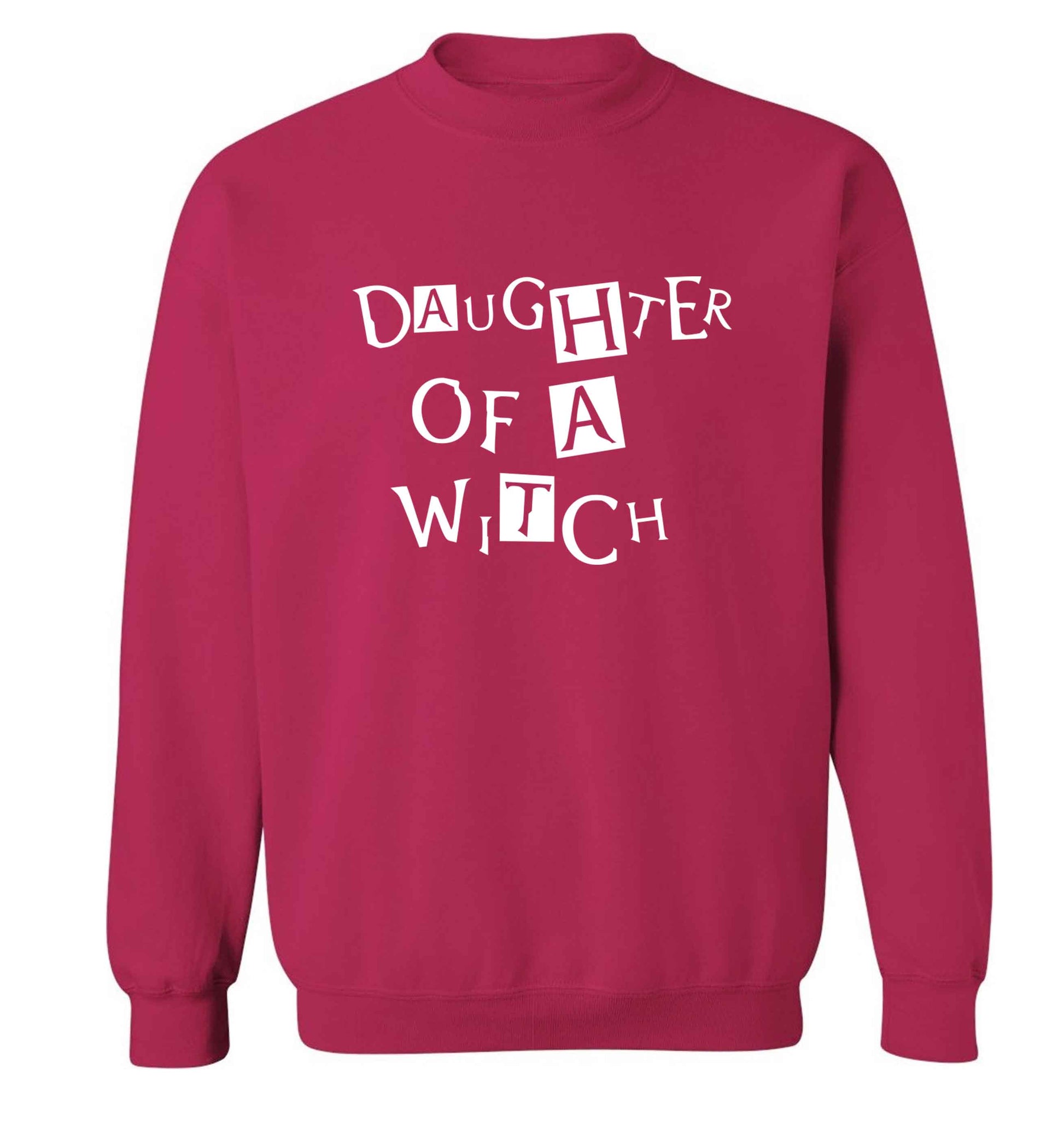 Daughter of a witch adult's unisex pink sweater 2XL