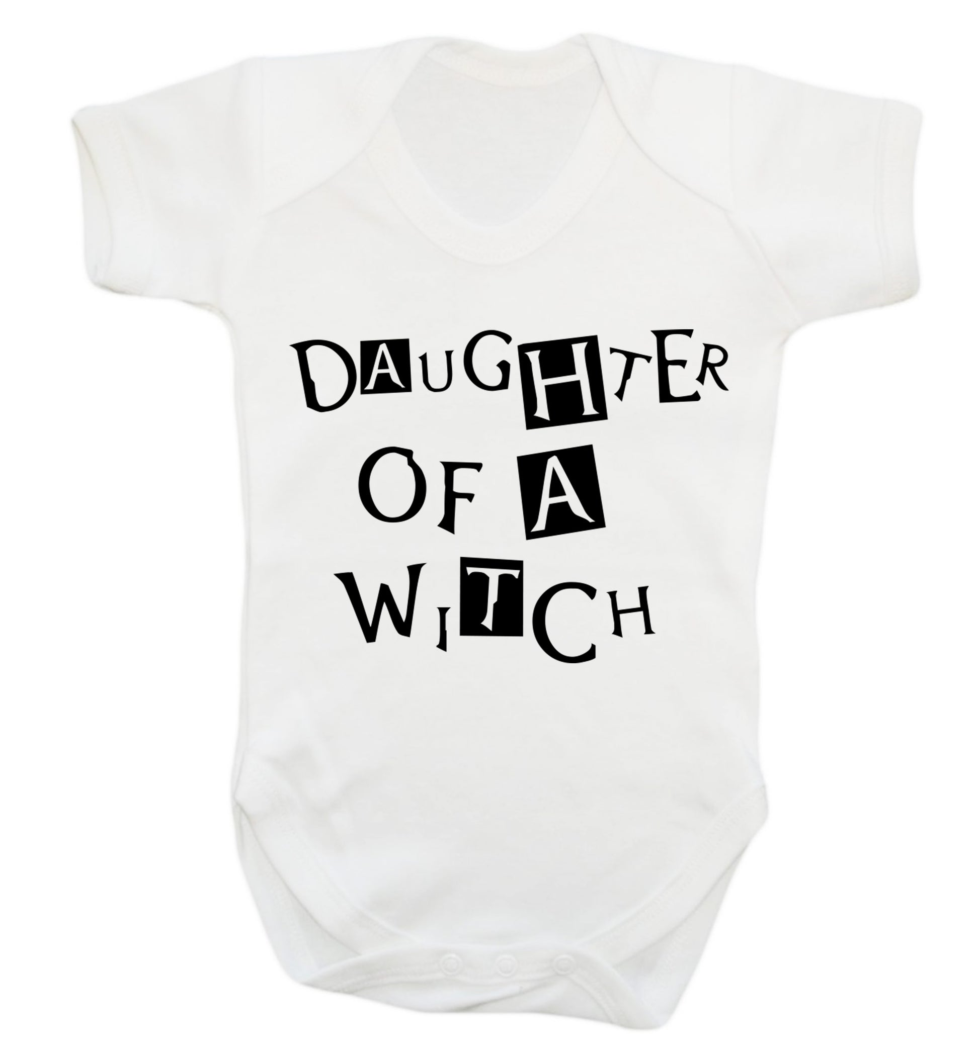 Daughter of a witch Baby Vest white 18-24 months