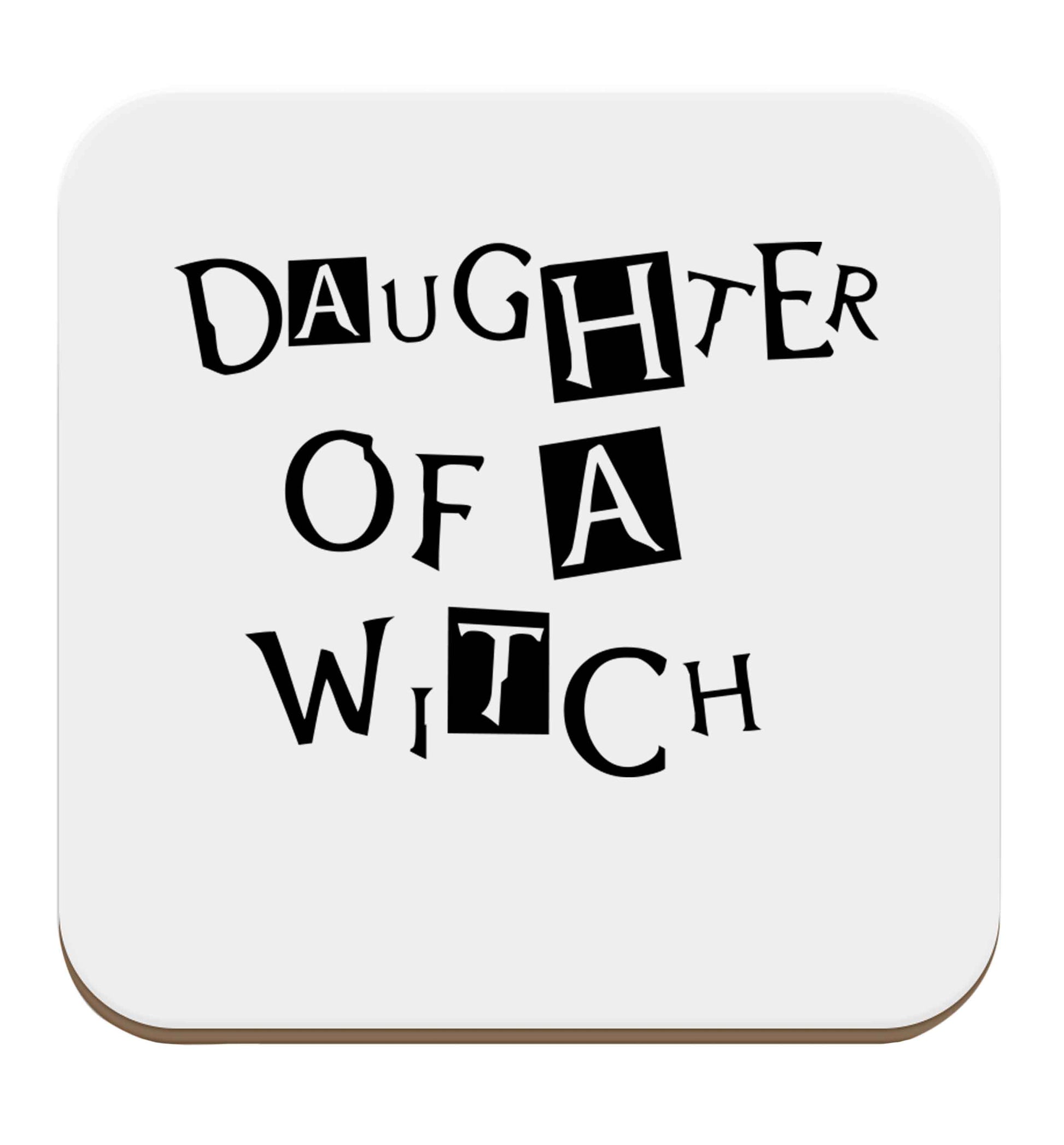 Daughter of a witch set of four coasters