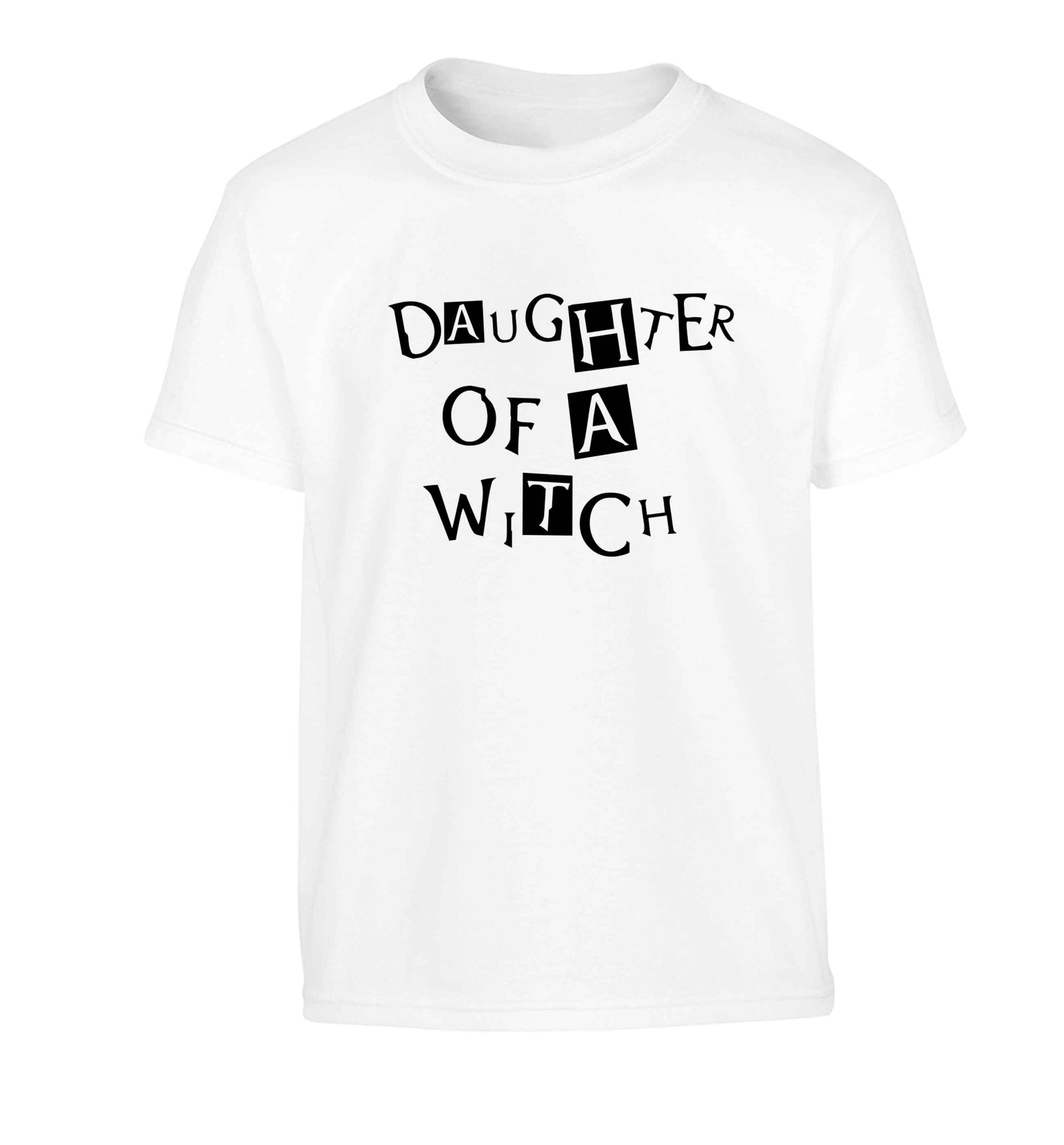 Daughter of a witch Children's white Tshirt 12-13 Years