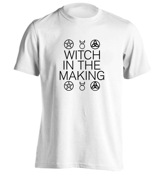 Witch in the making adults unisex white Tshirt 2XL