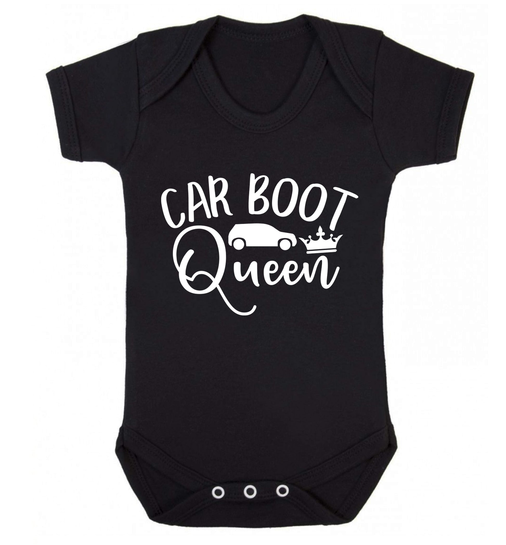 Carboot Queen Baby Vest black 18-24 months