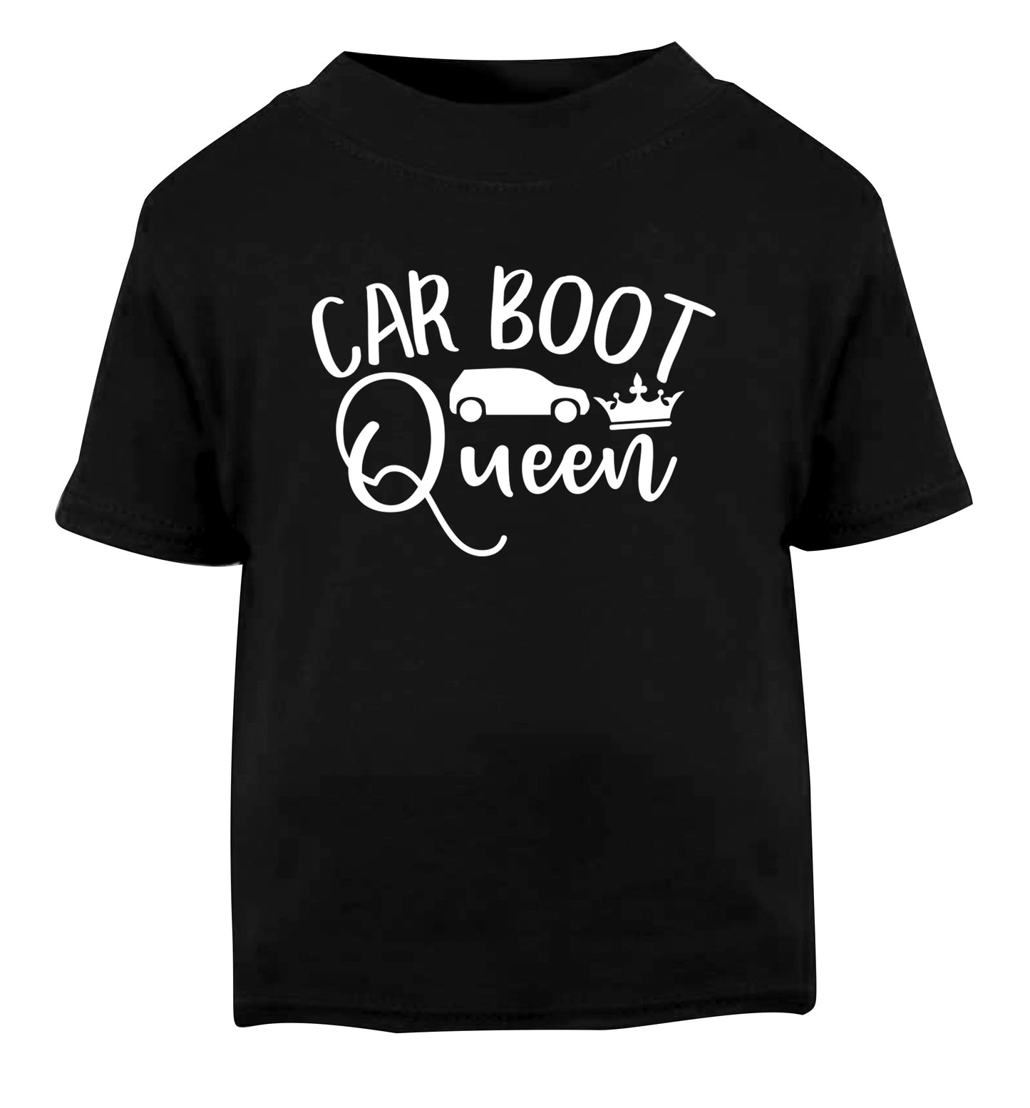 Carboot Queen Black Baby Toddler Tshirt 2 years