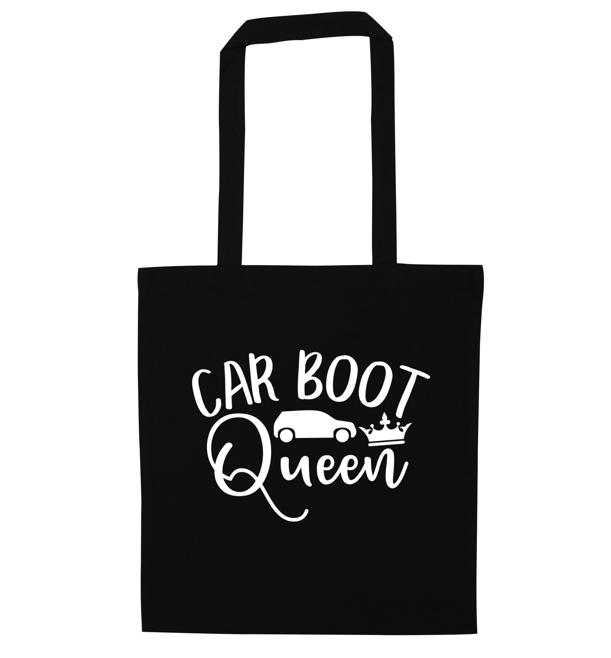 Carboot Queen black tote bag