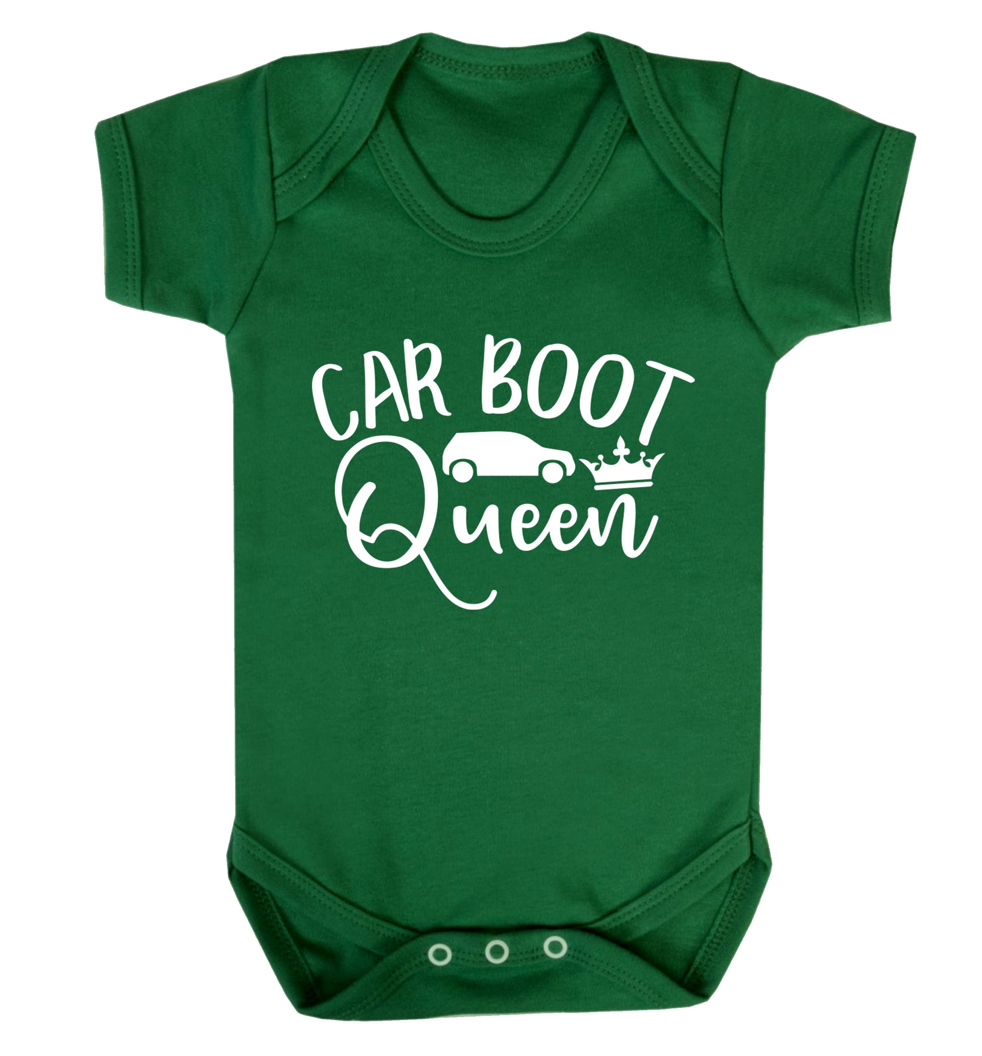 Carboot Queen Baby Vest green 18-24 months