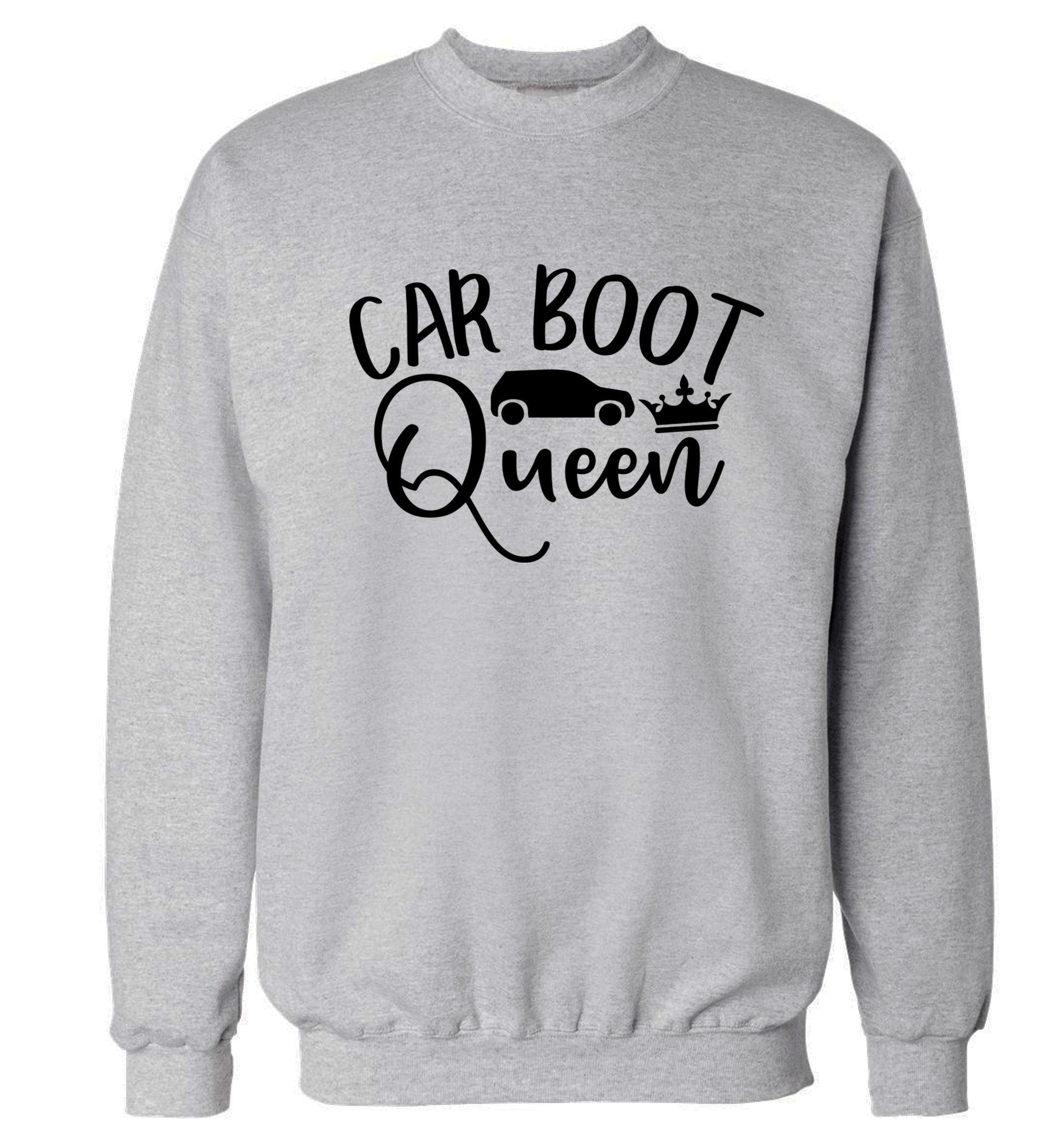 Carboot Queen Adult's unisex grey Sweater 2XL
