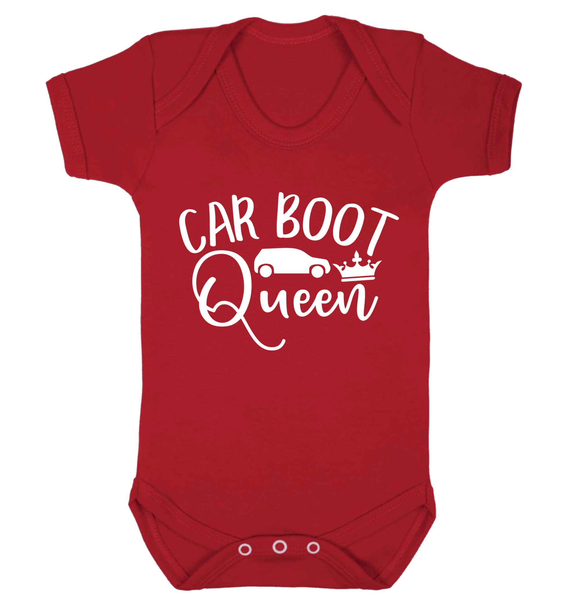 Carboot Queen Baby Vest red 18-24 months