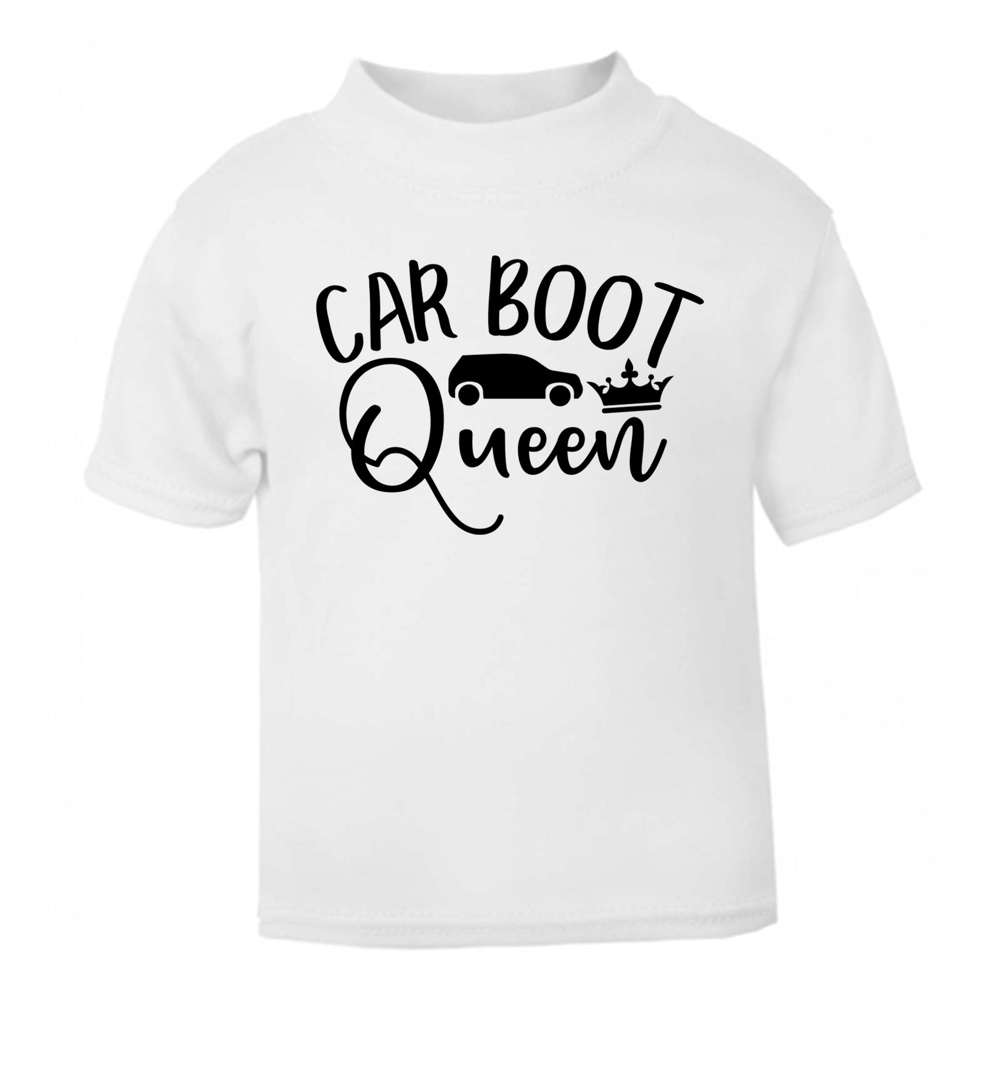Carboot Queen white Baby Toddler Tshirt 2 Years