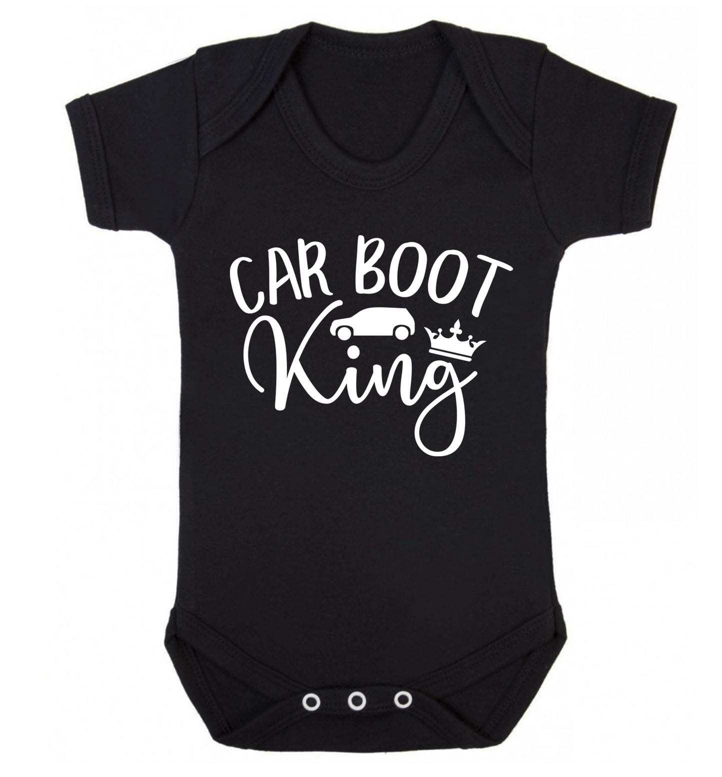 Carboot King Baby Vest black 18-24 months