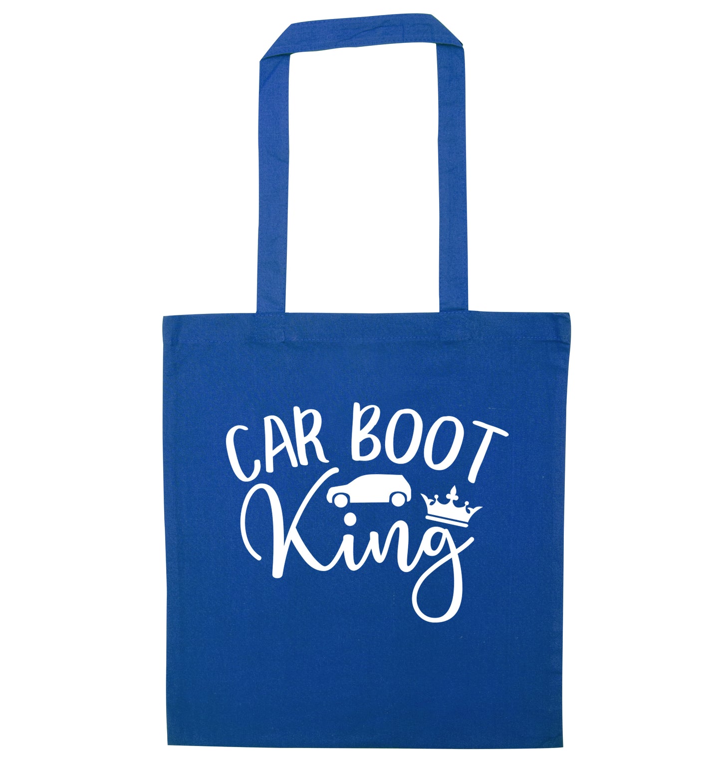 Carboot King blue tote bag