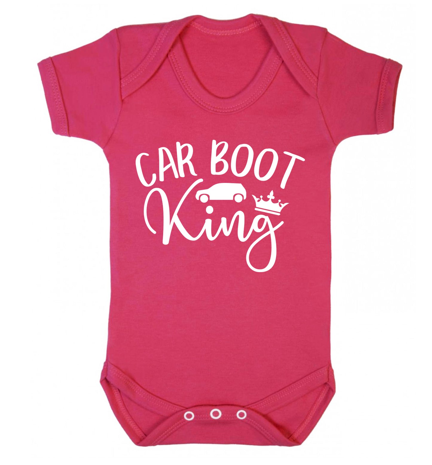 Carboot King Baby Vest dark pink 18-24 months