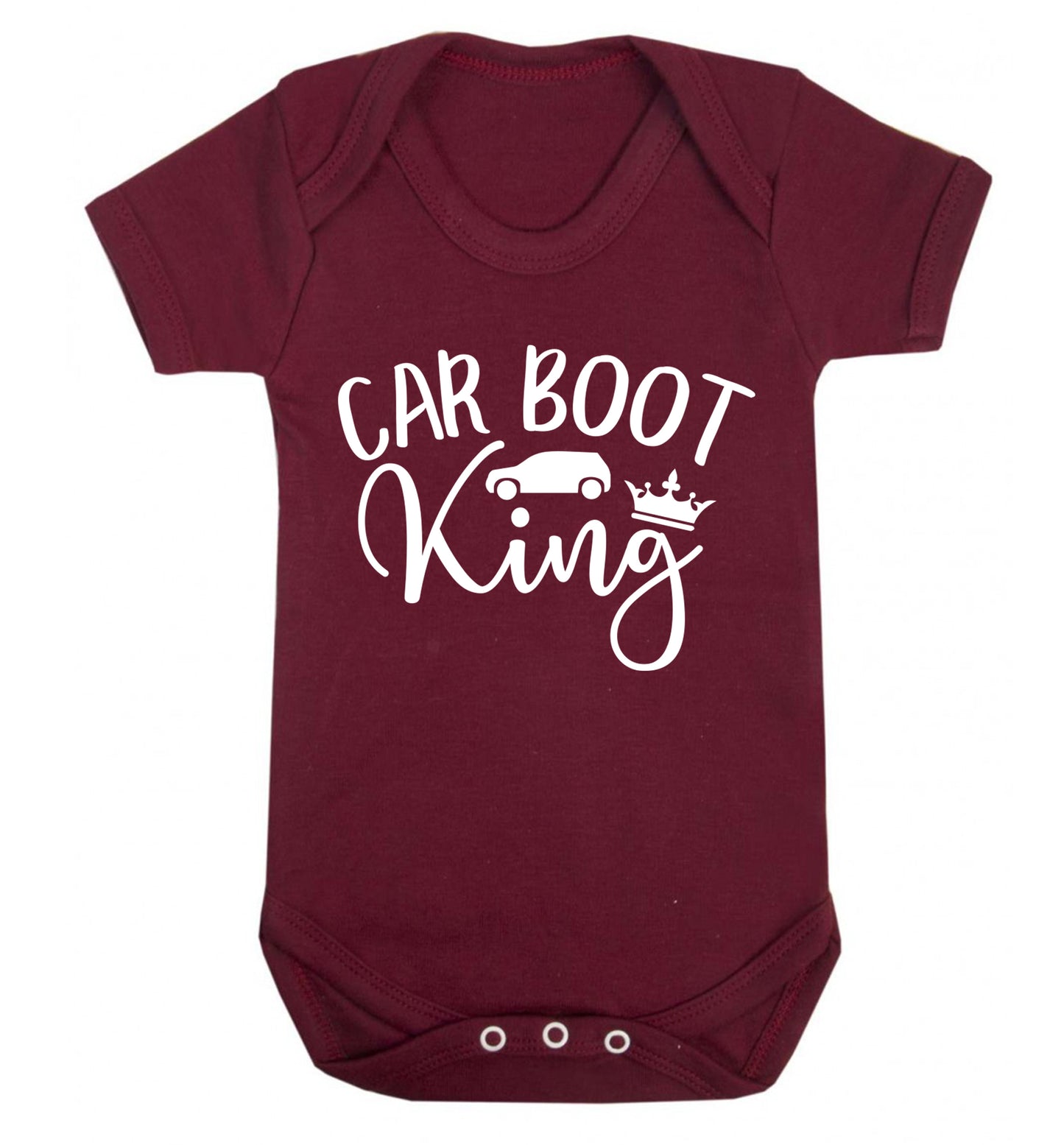 Carboot King Baby Vest maroon 18-24 months