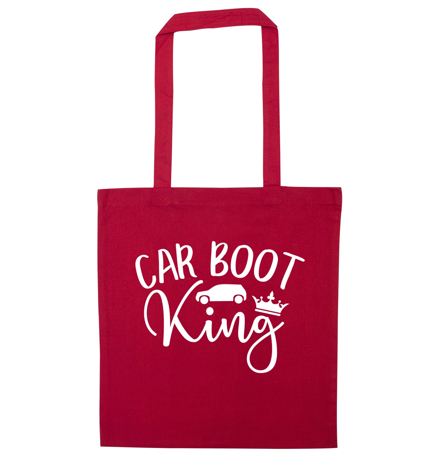 Carboot King red tote bag