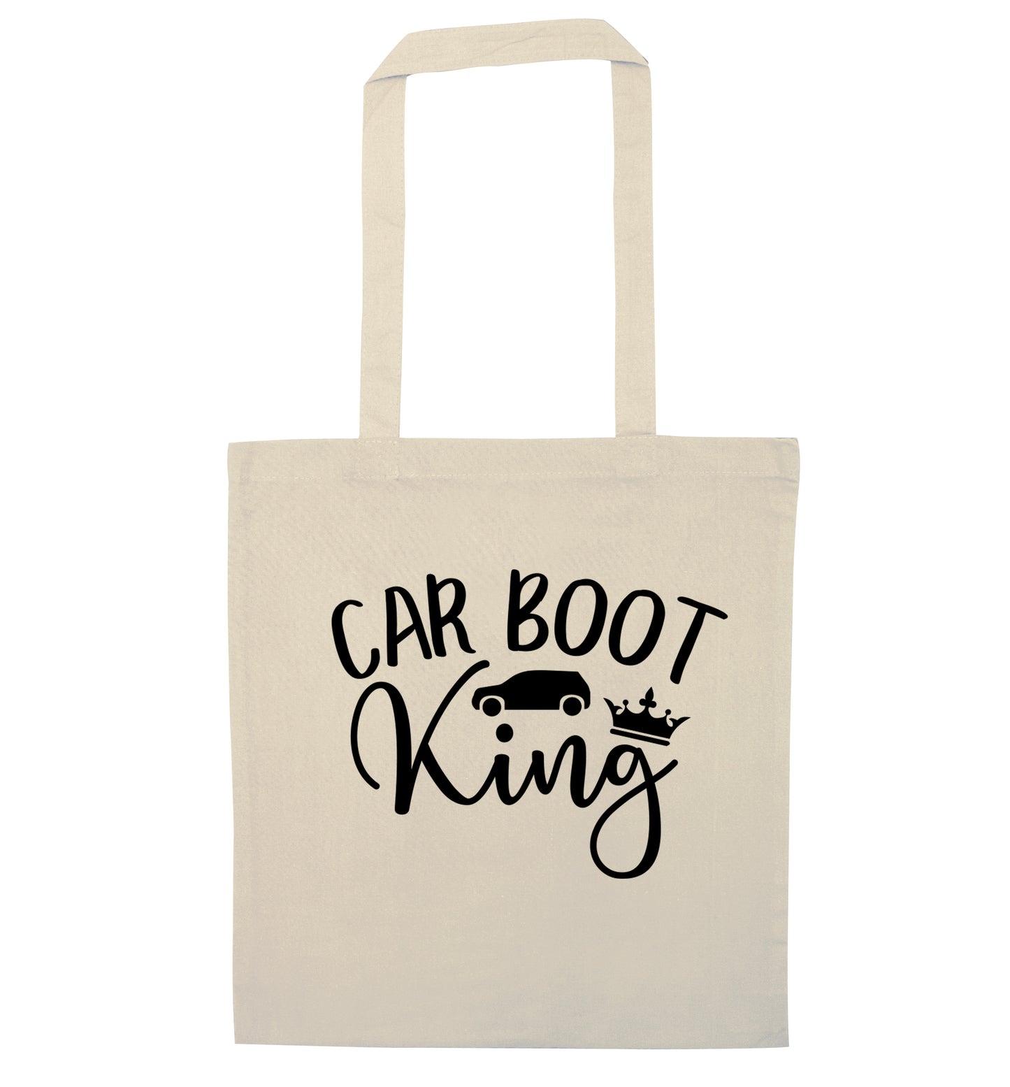 Carboot King natural tote bag