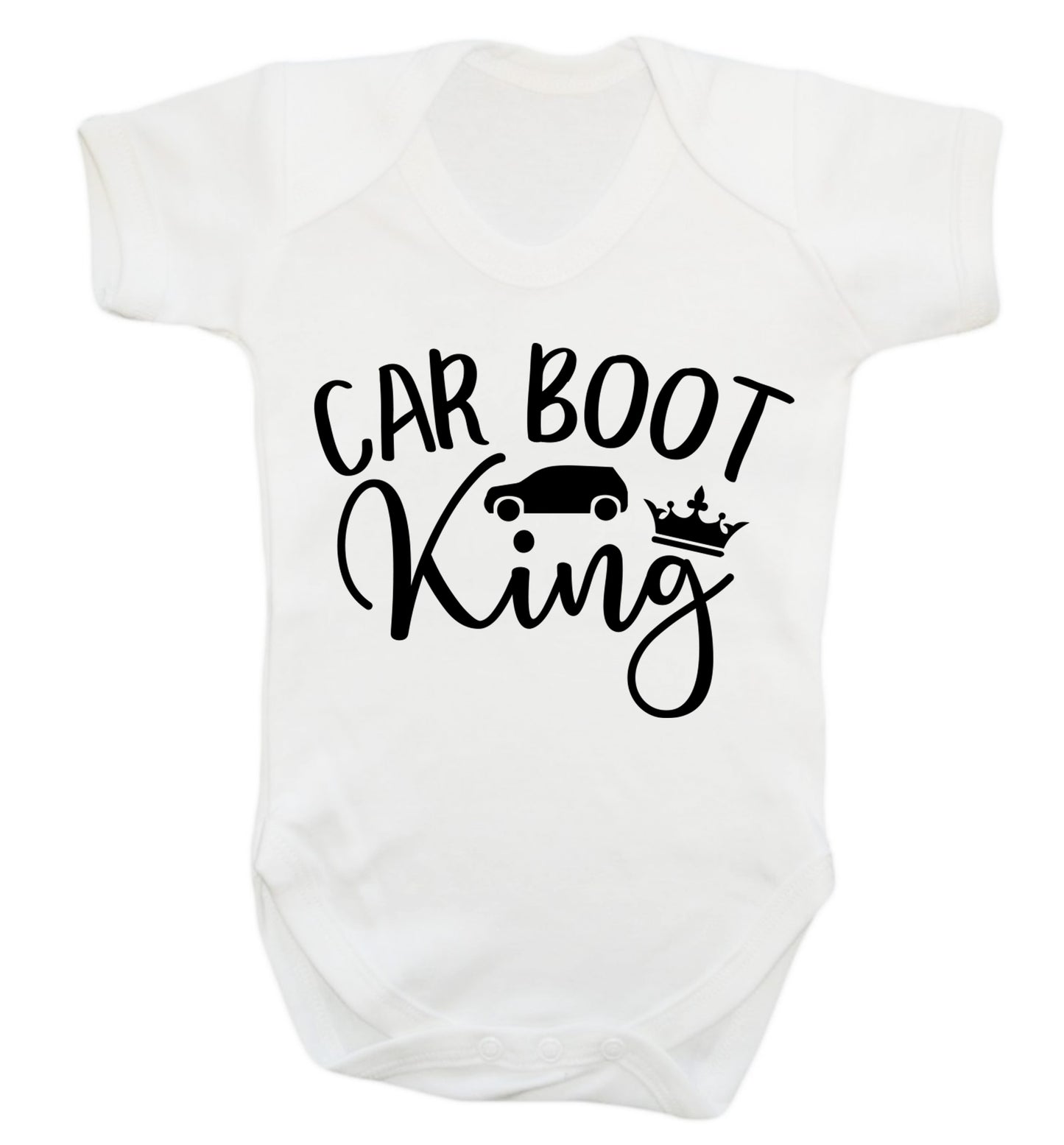 Carboot King Baby Vest white 18-24 months