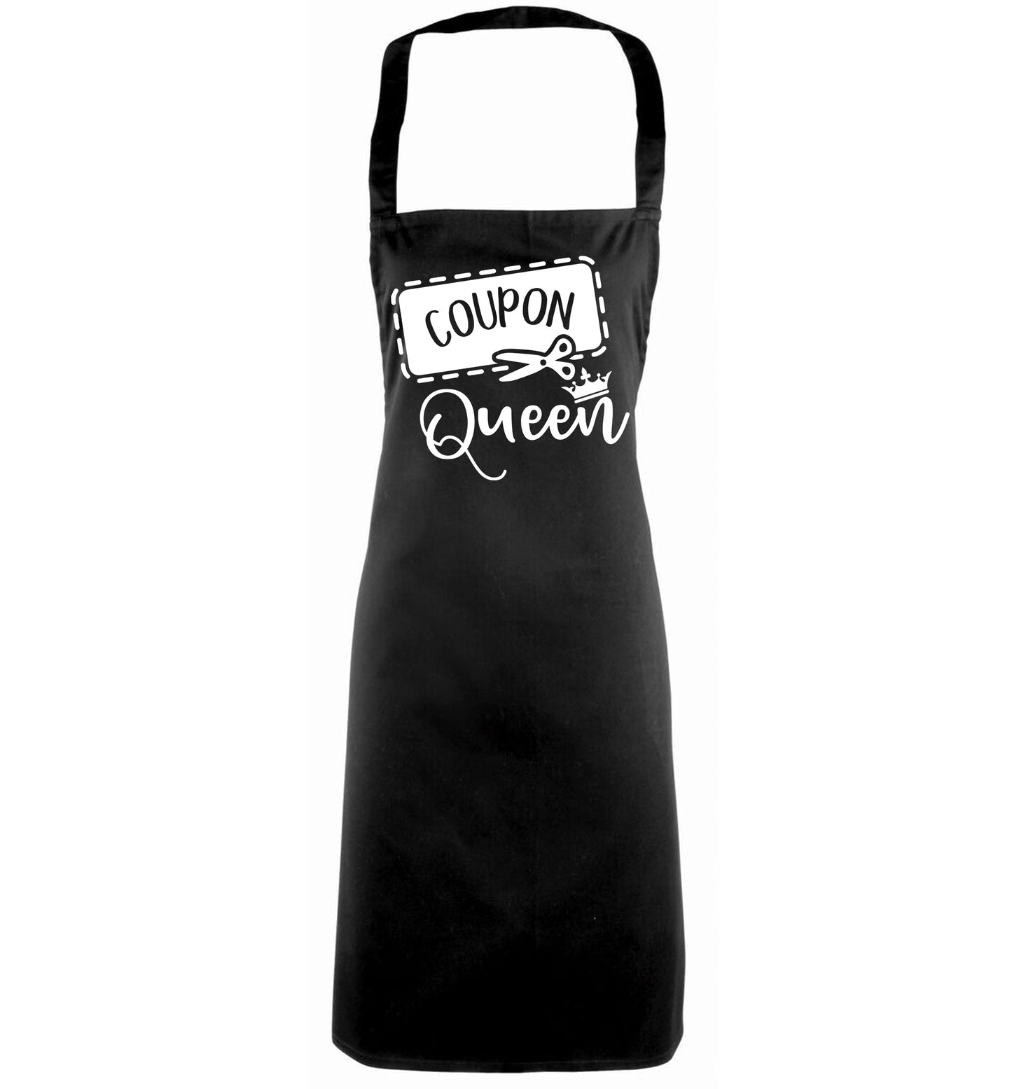 Coupon Queen black apron